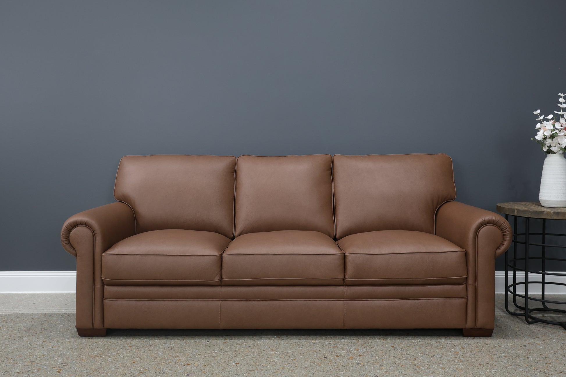 Castlemaine Sofa - Whiskey Tan