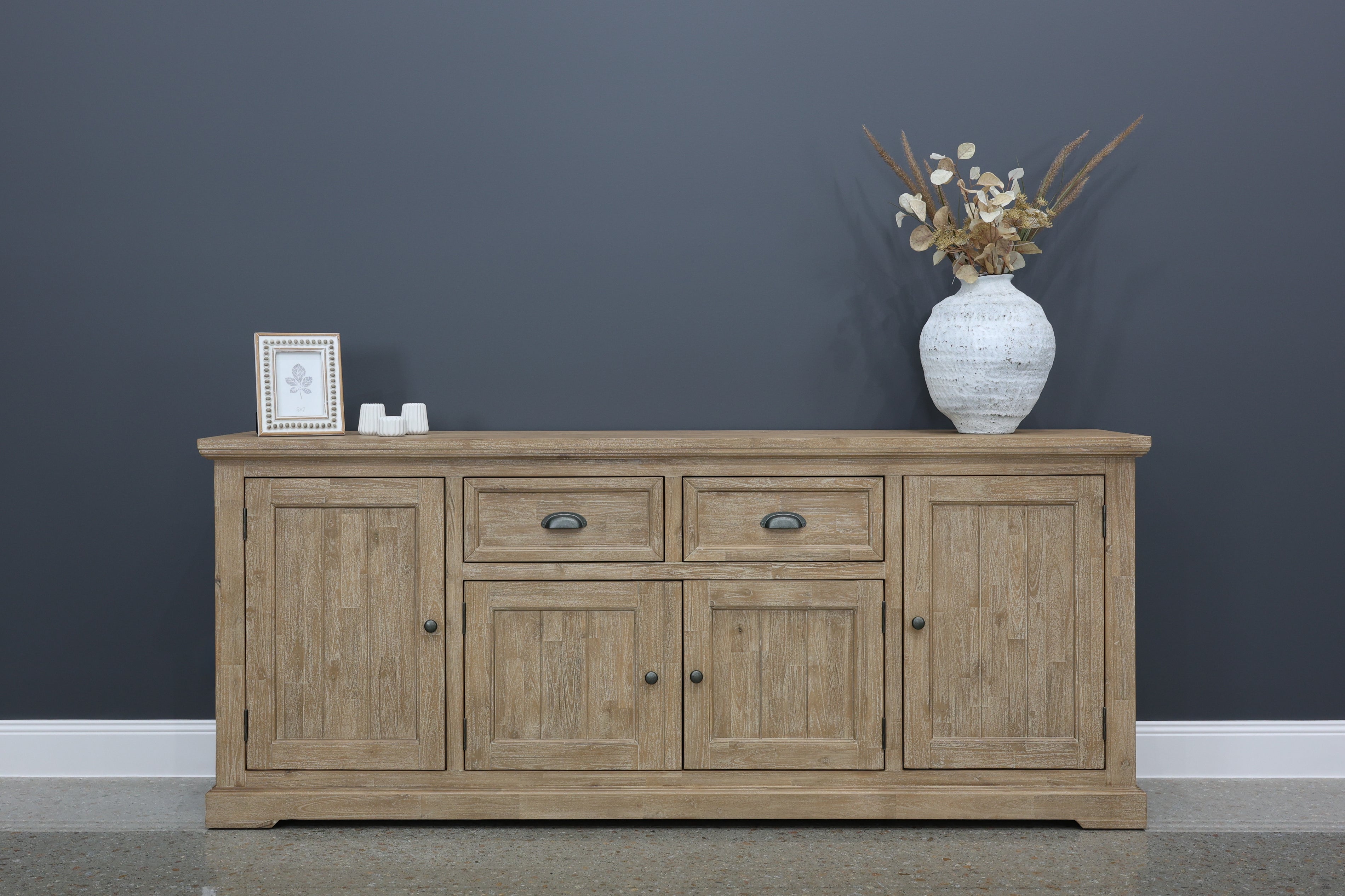 Provedore Natural Buffet w/ 4 Doors & 2 Drawers