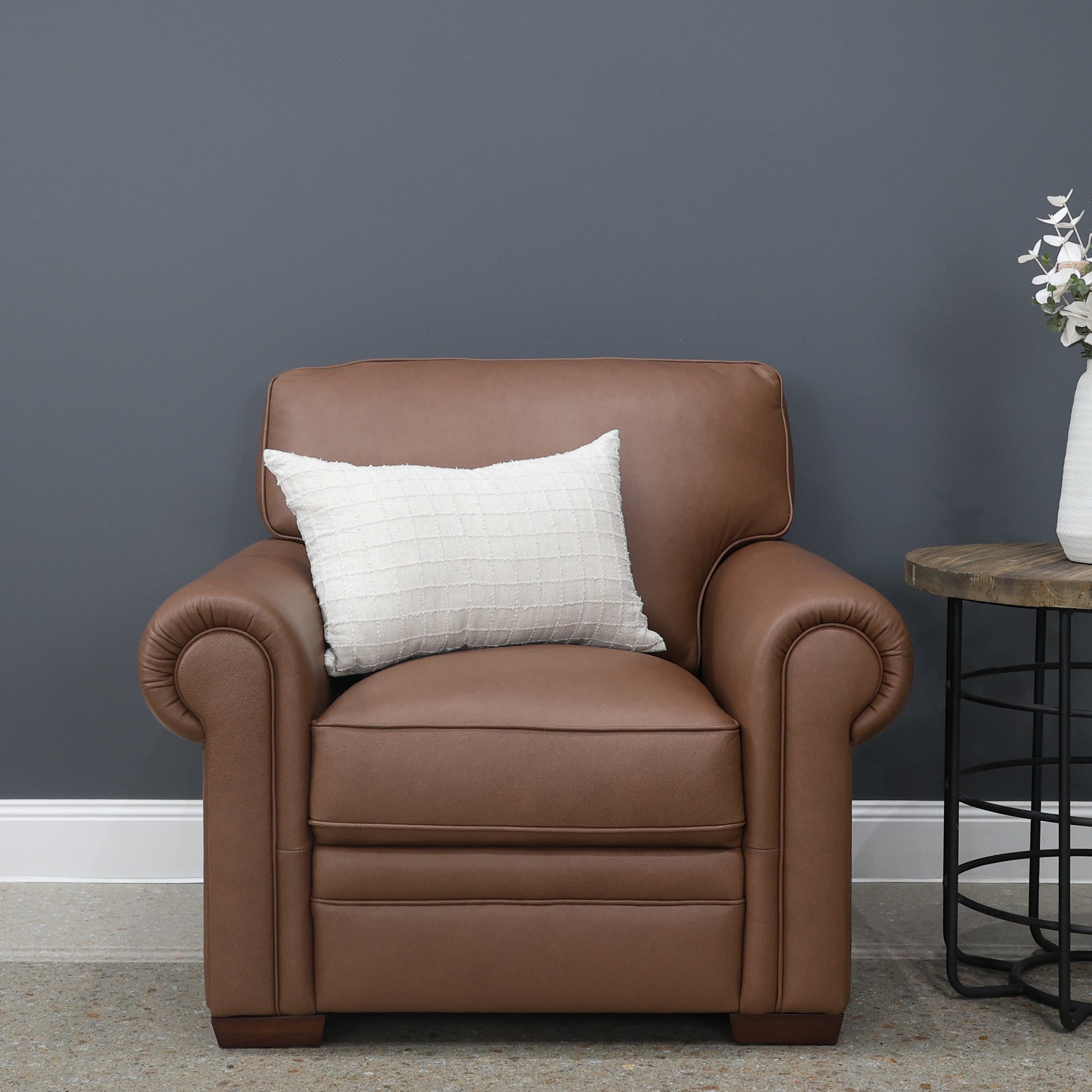Castlemaine Armchair - Whiskey Tan