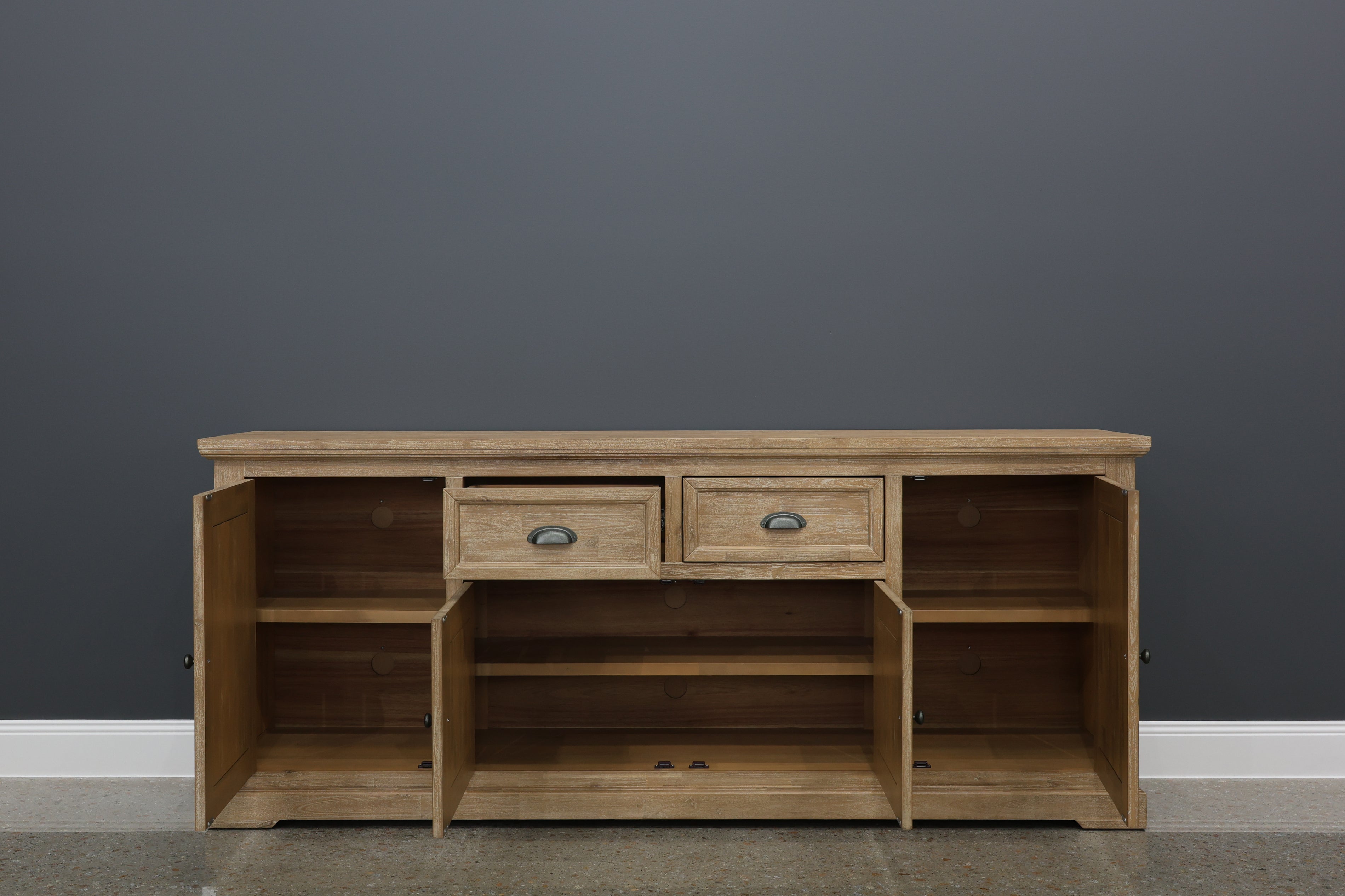 Provedore Natural Buffet w/ 4 Doors & 2 Drawers