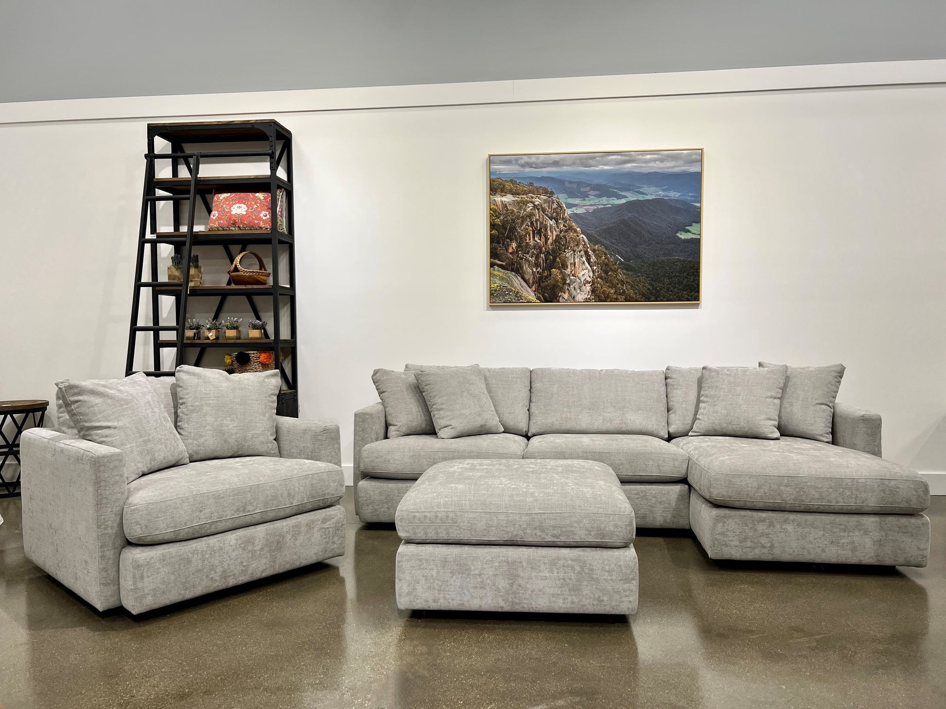 Newhaven Sofa Chaise - Small - Gum Grey