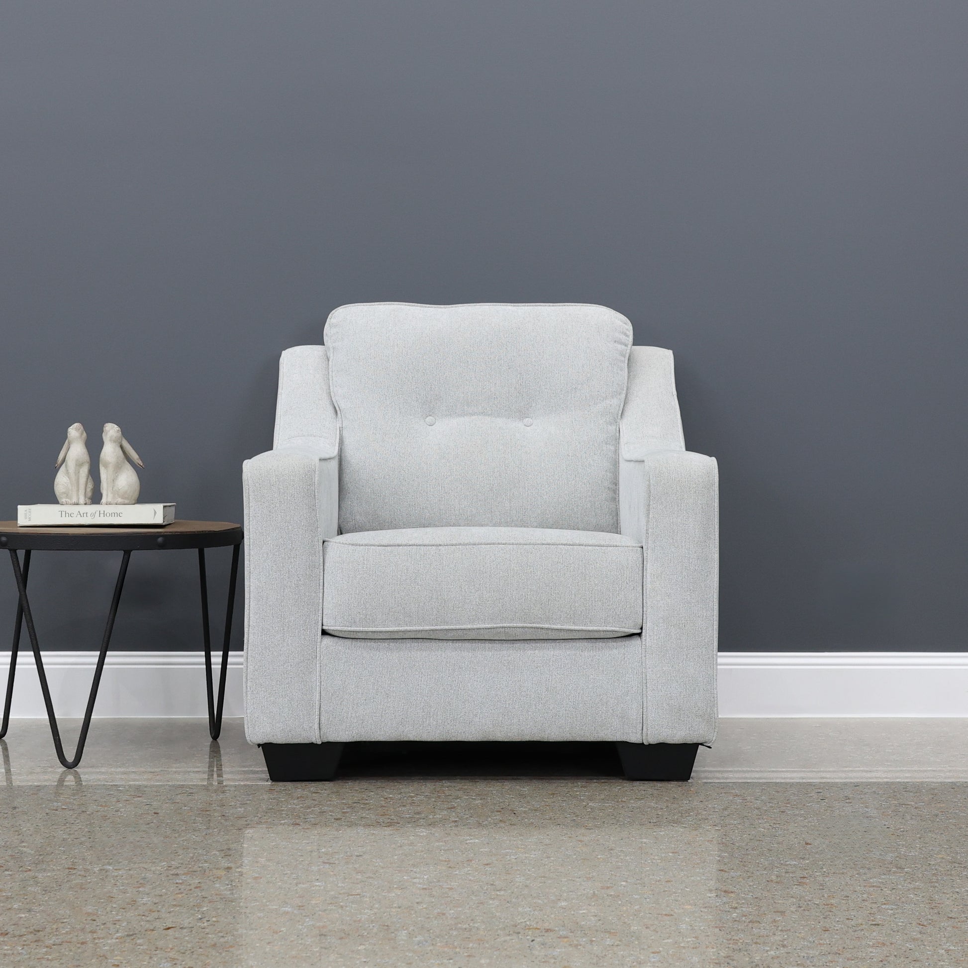 Victoria Armchair - Light Grey