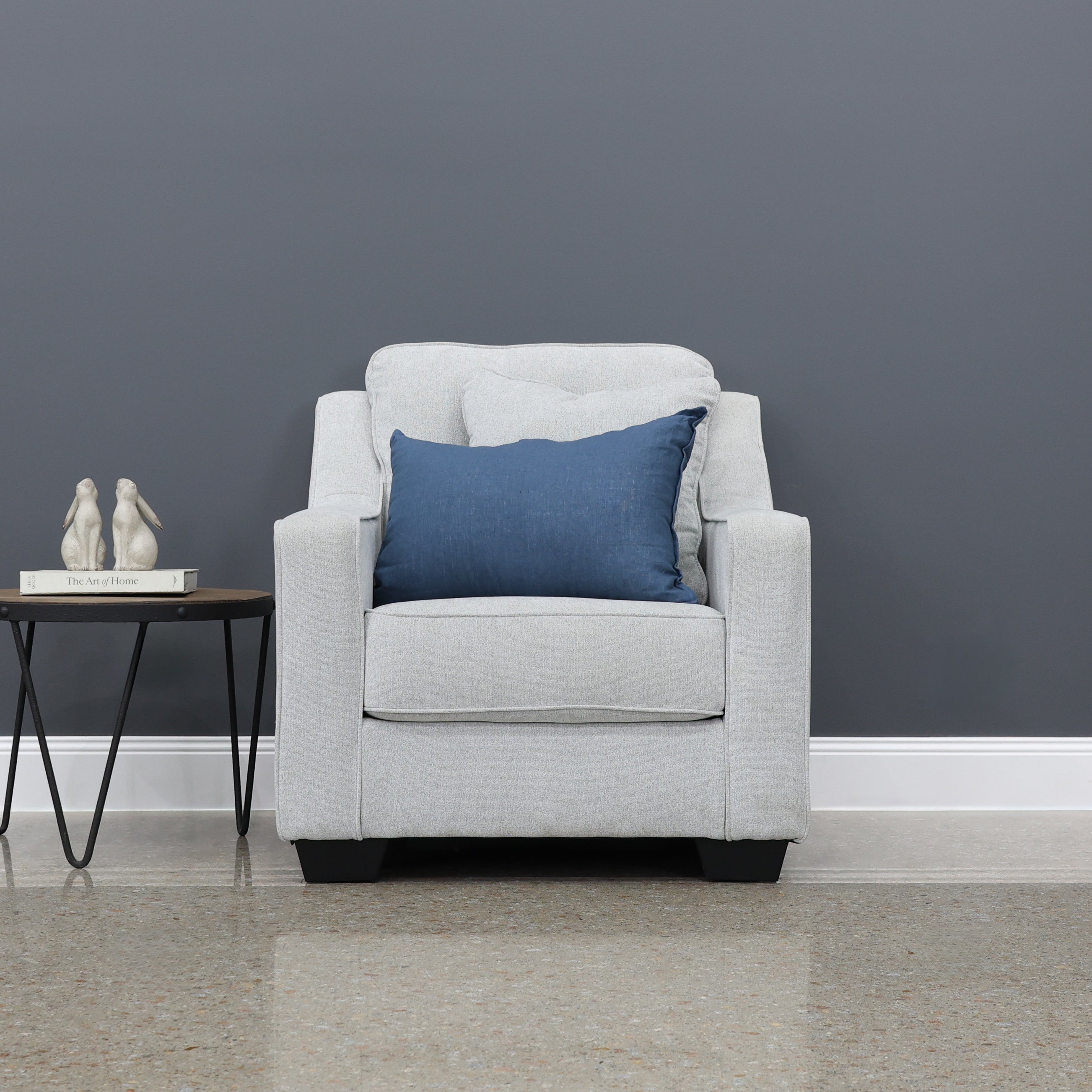 Victoria Armchair - Light Grey
