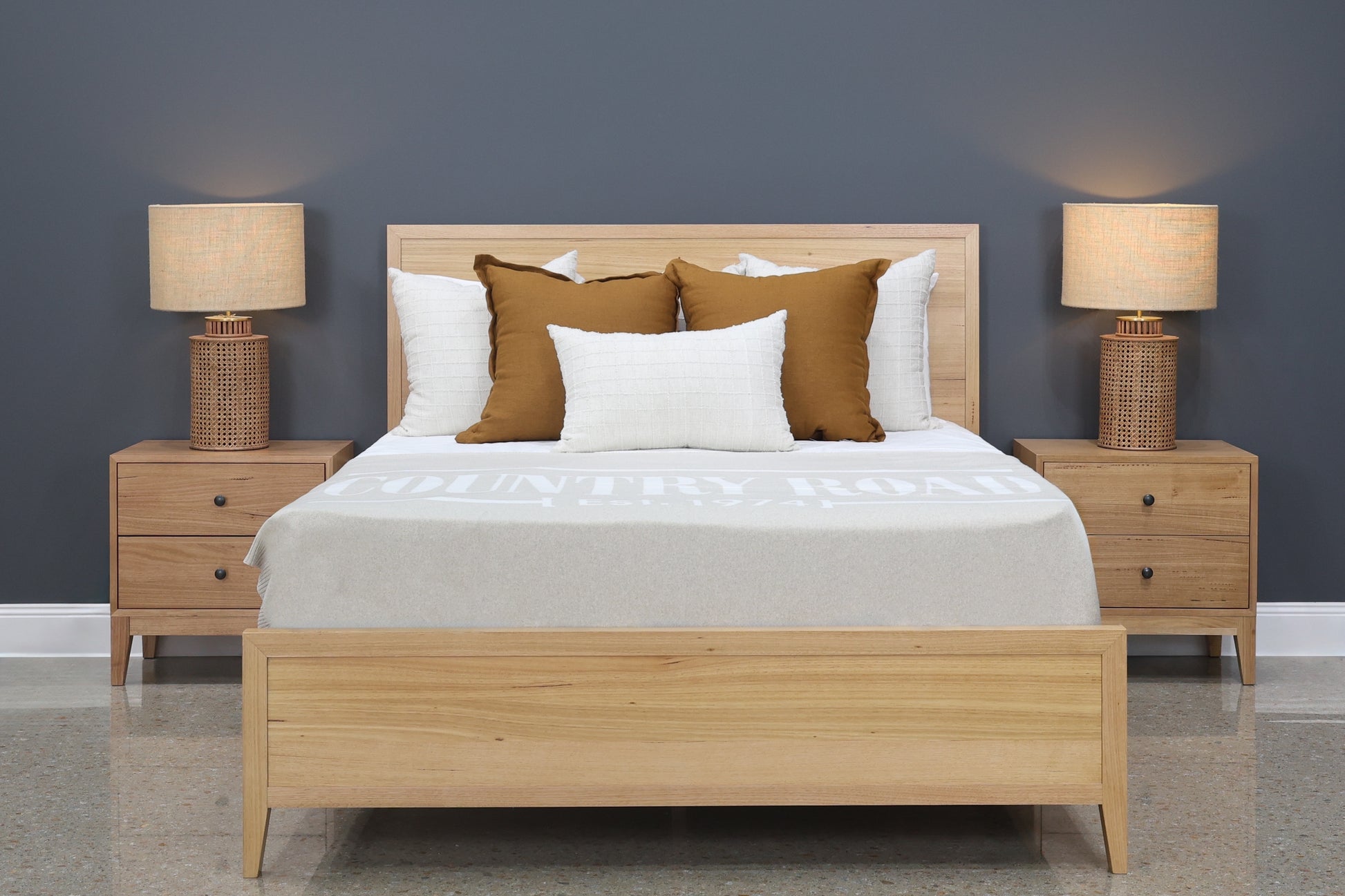 Colmar Bed - Veneer Backrest