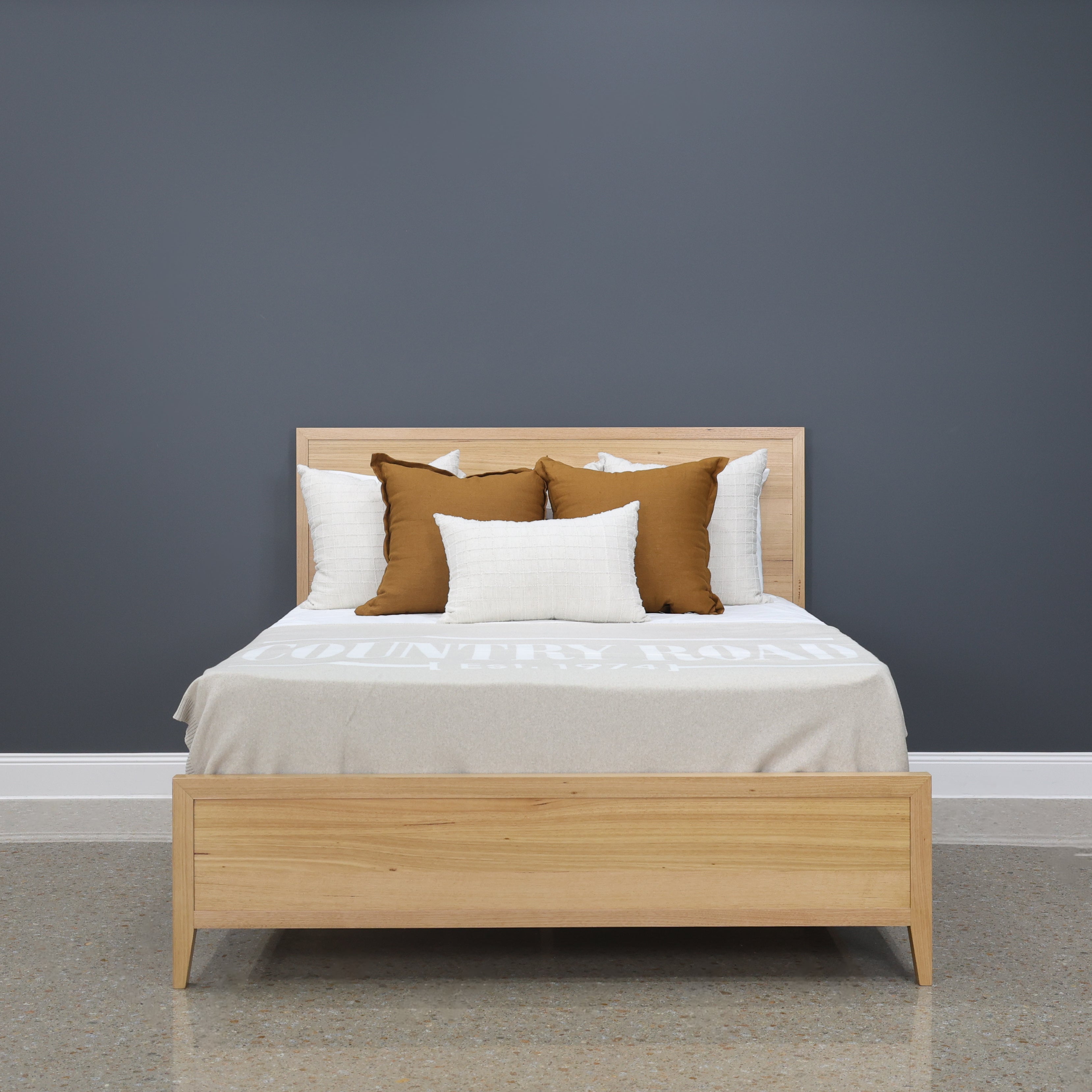 Colmar Bed - Timber Backrest