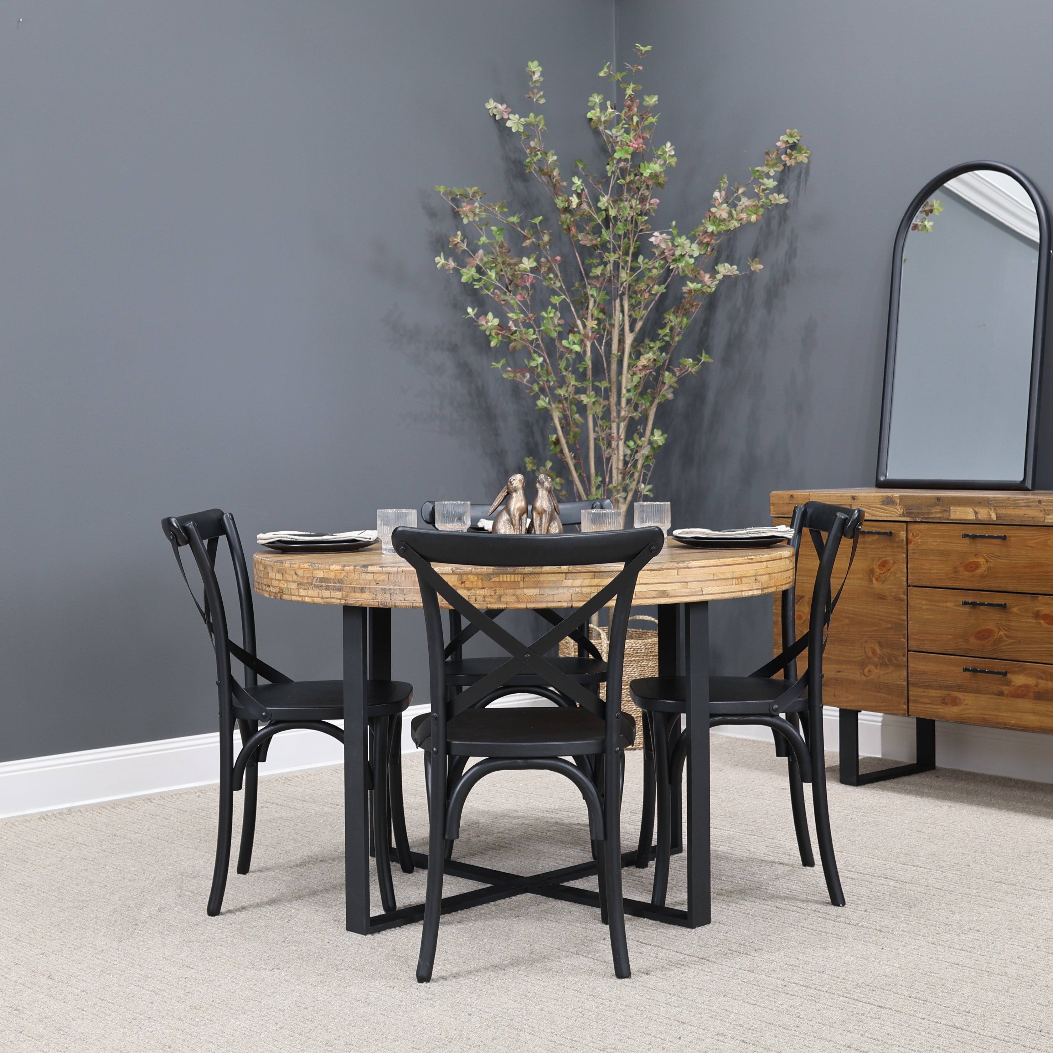 New Echuca Round Dining Table - 120cm D