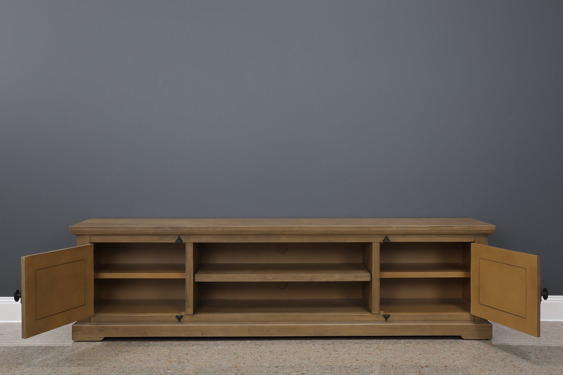 Macedon Tv Unit 2 Doors 2 Niches - Large