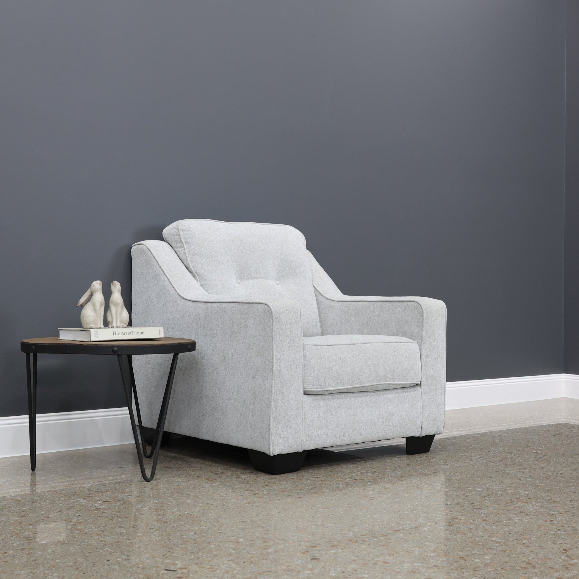 Victoria Armchair - Light Grey