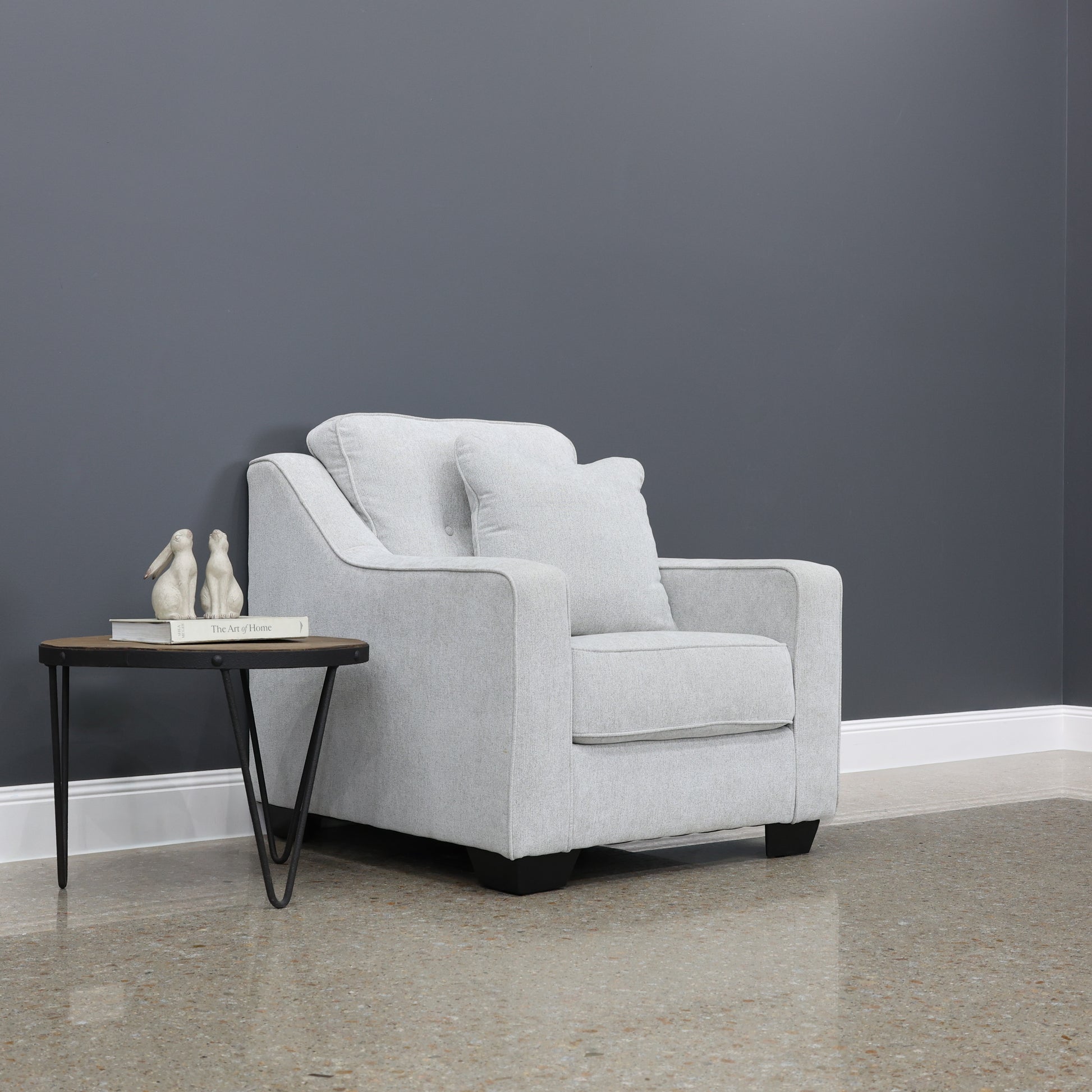 Victoria Armchair - Light Grey