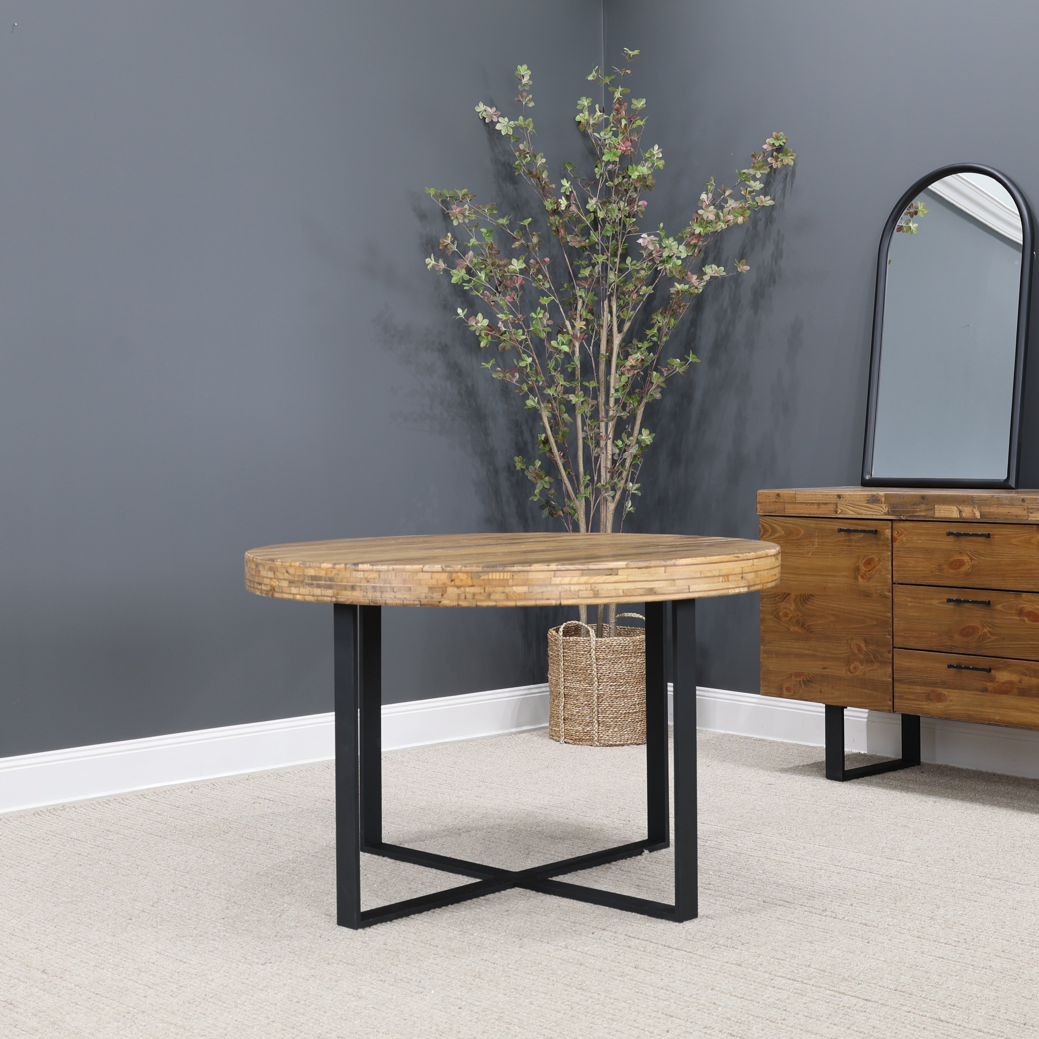 New Echuca Round Dining Table - 120cm D