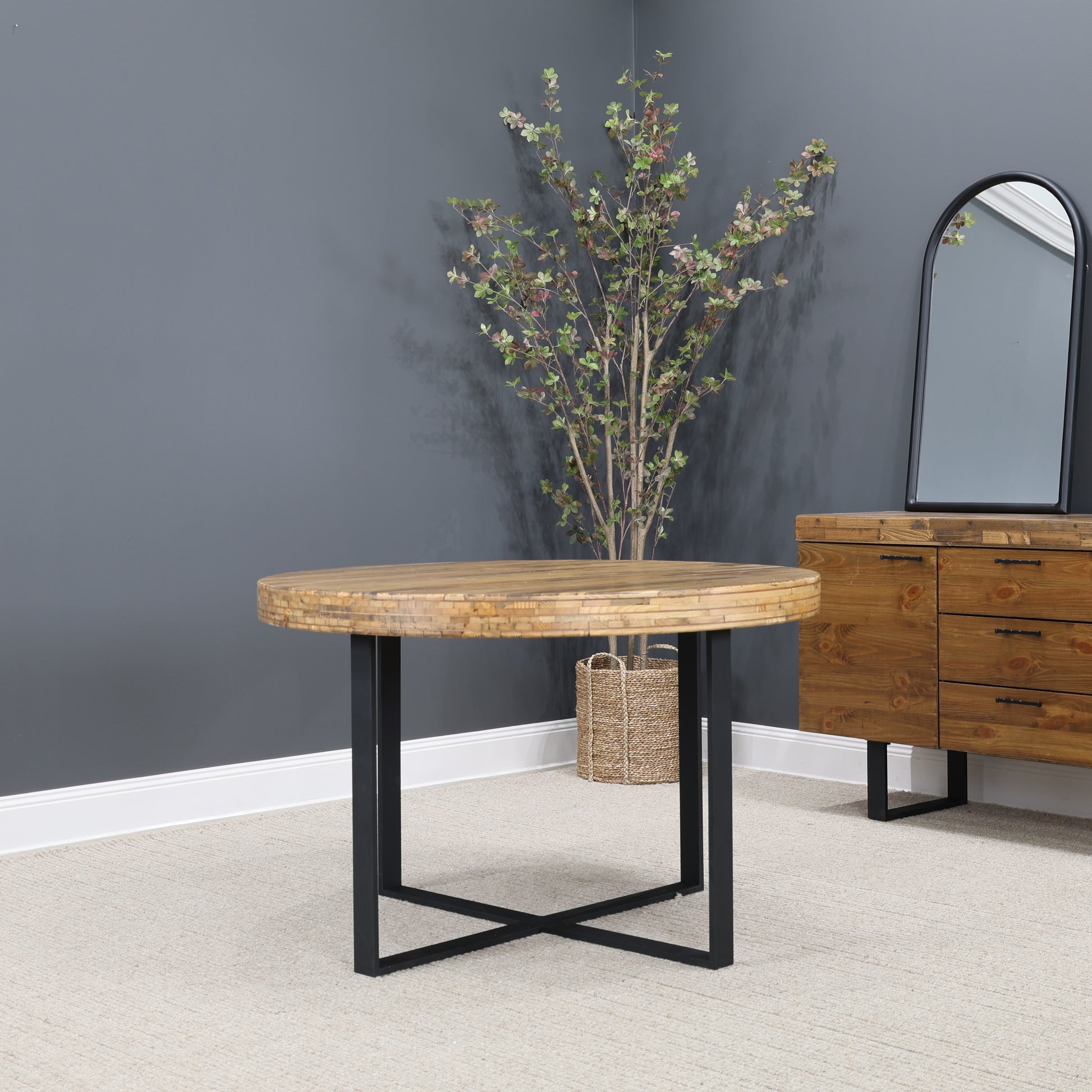 New Echuca Round Dining Table - 120cm D