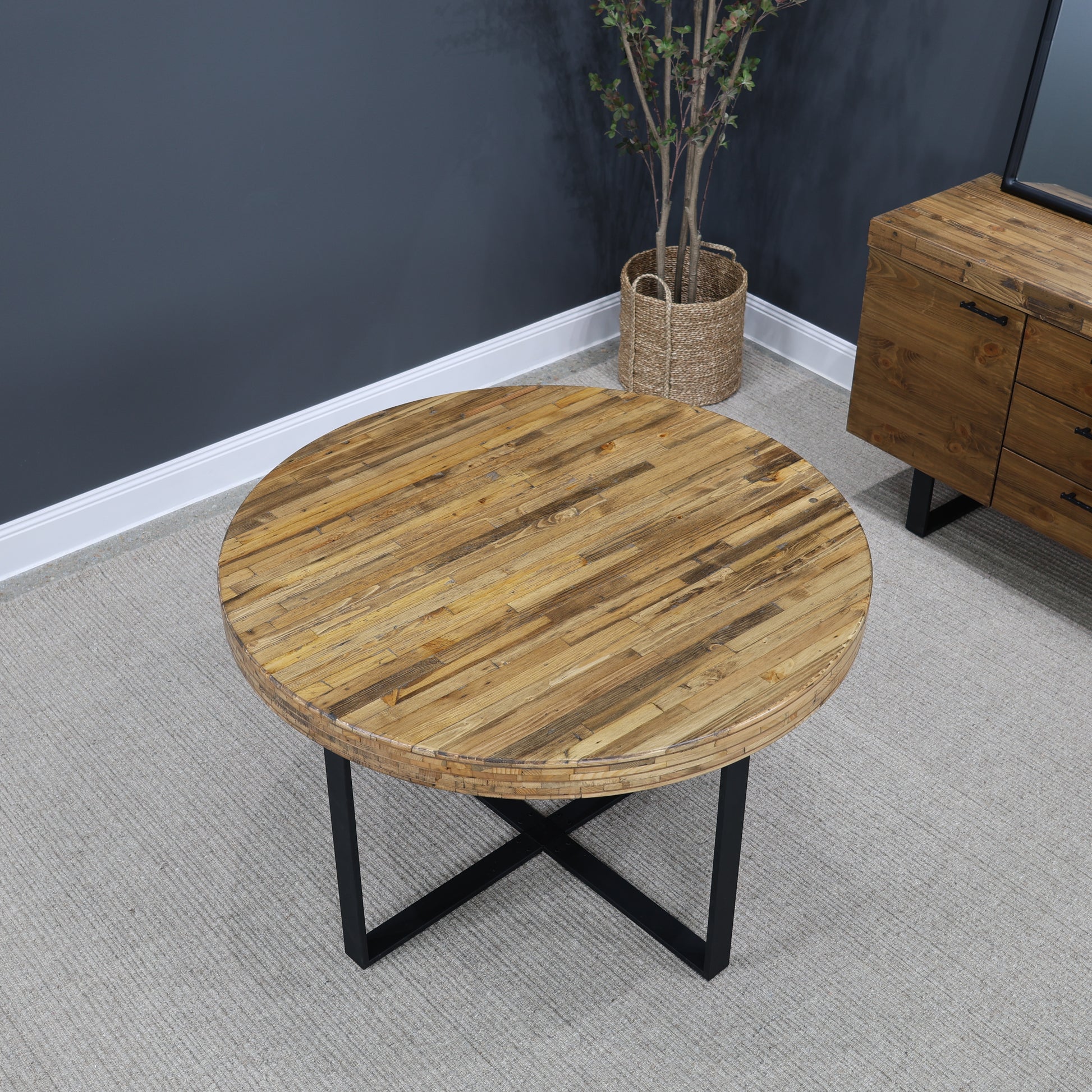New Echuca Round Dining Table - 120cm D