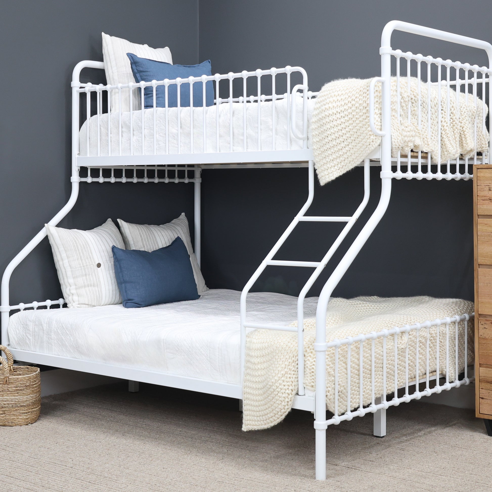 Sydney Triple Bunk Bed - Antique White