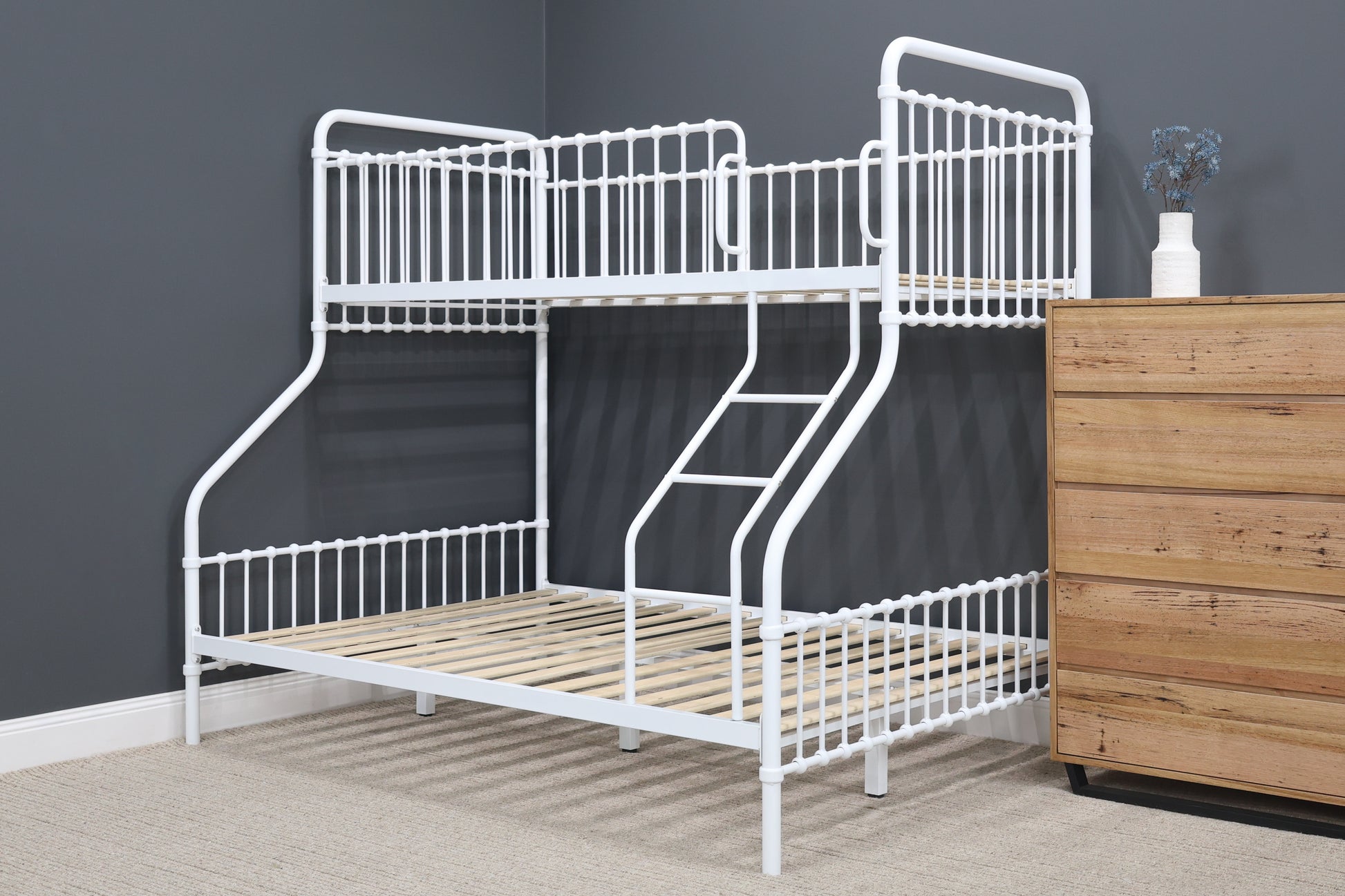 Sydney Triple Bunk Bed - Antique White