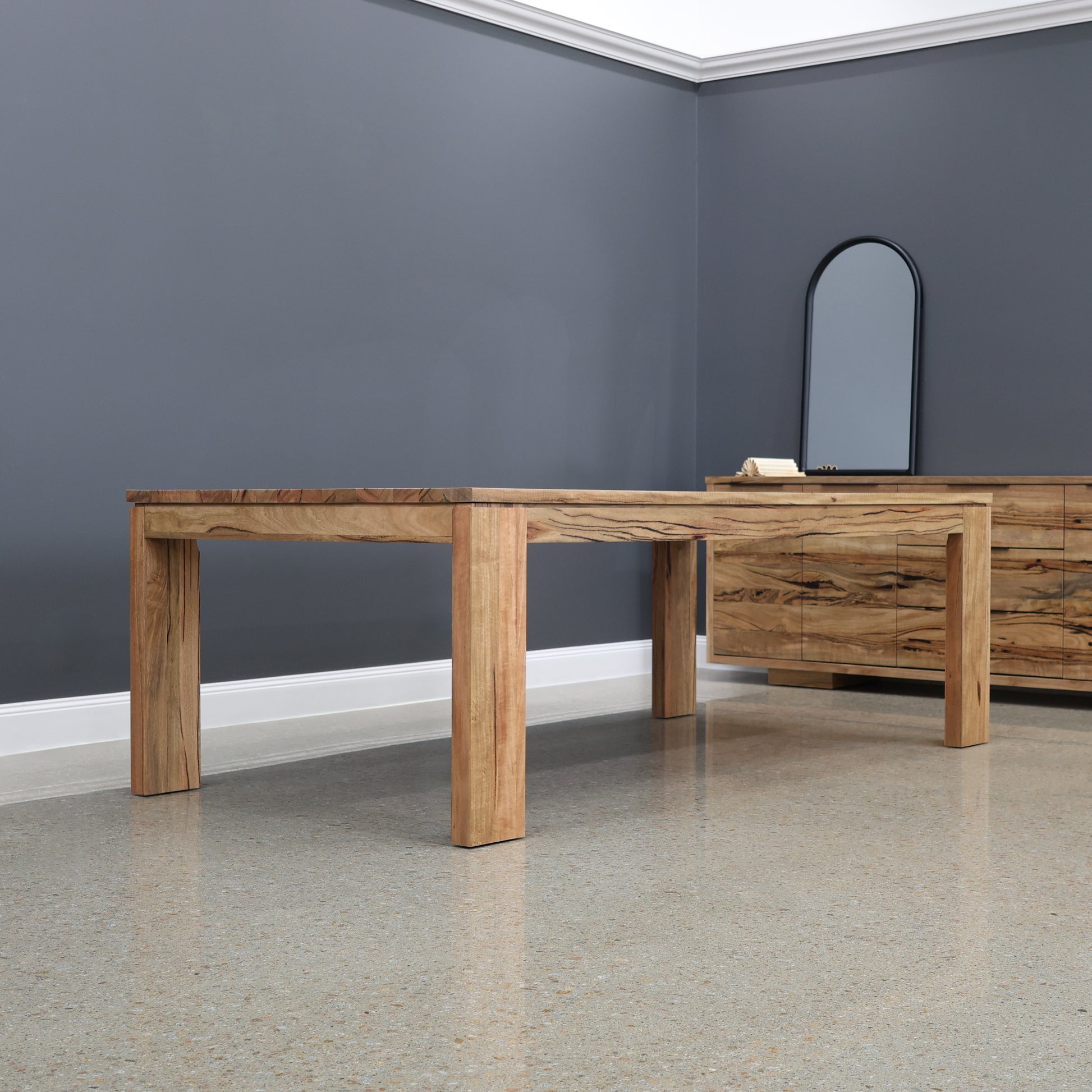 The Marri Wood Black Dining Table