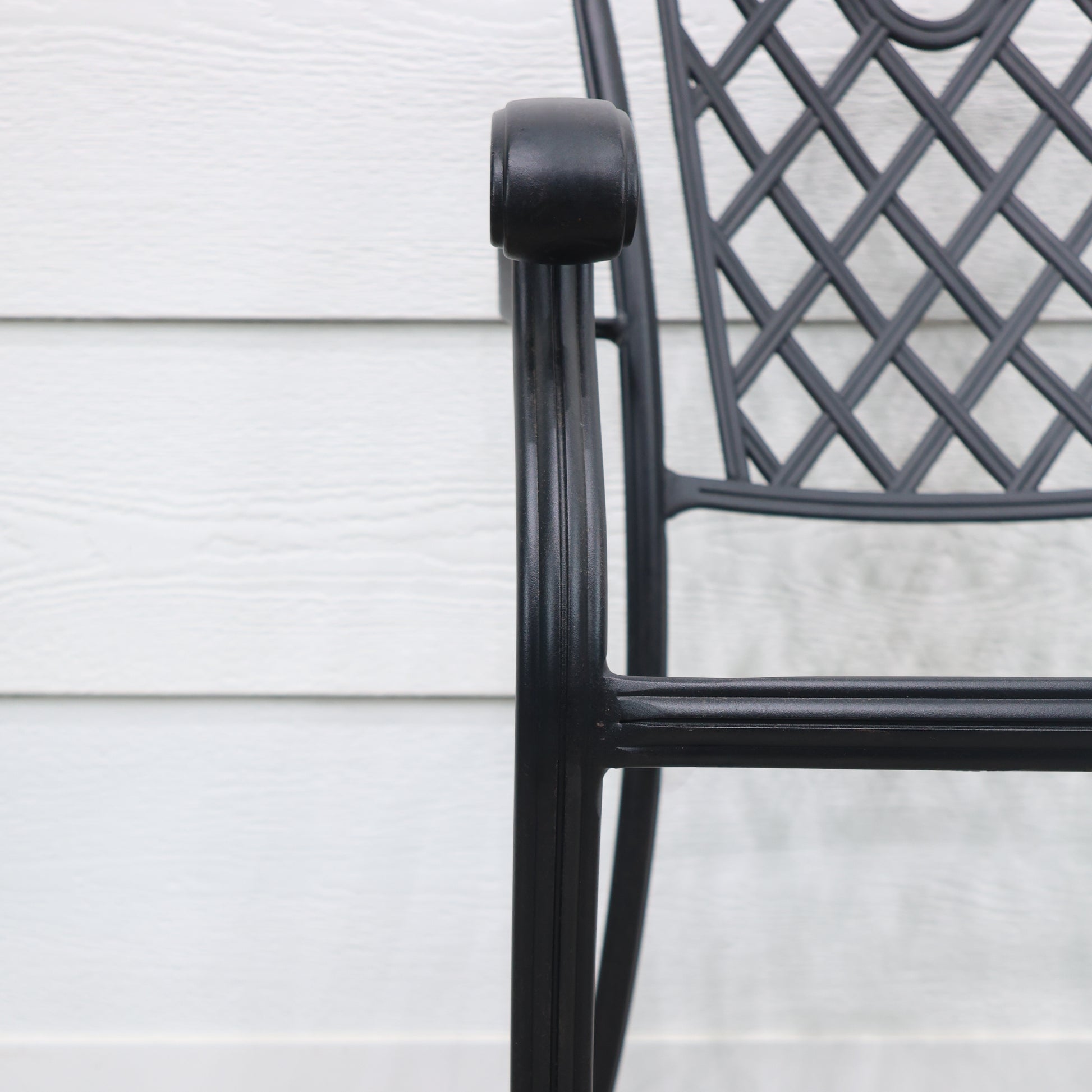 Portarlington Chair With Cushion - Bronze Frame / Beige Cushions