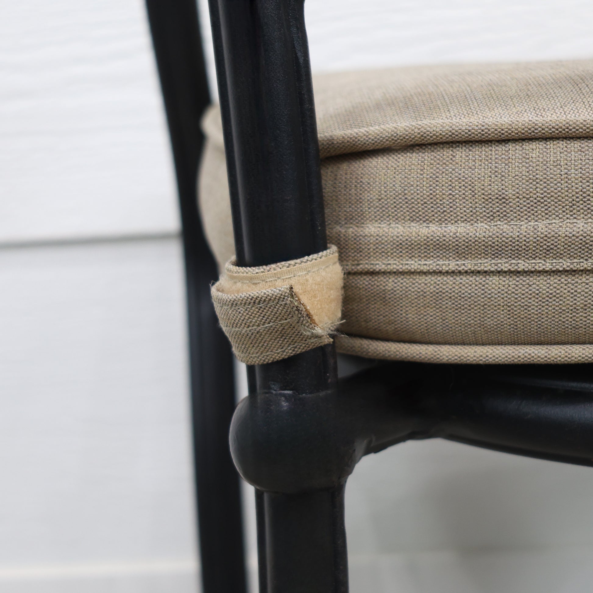 Portarlington Chair With Cushion - Bronze Frame / Beige Cushions