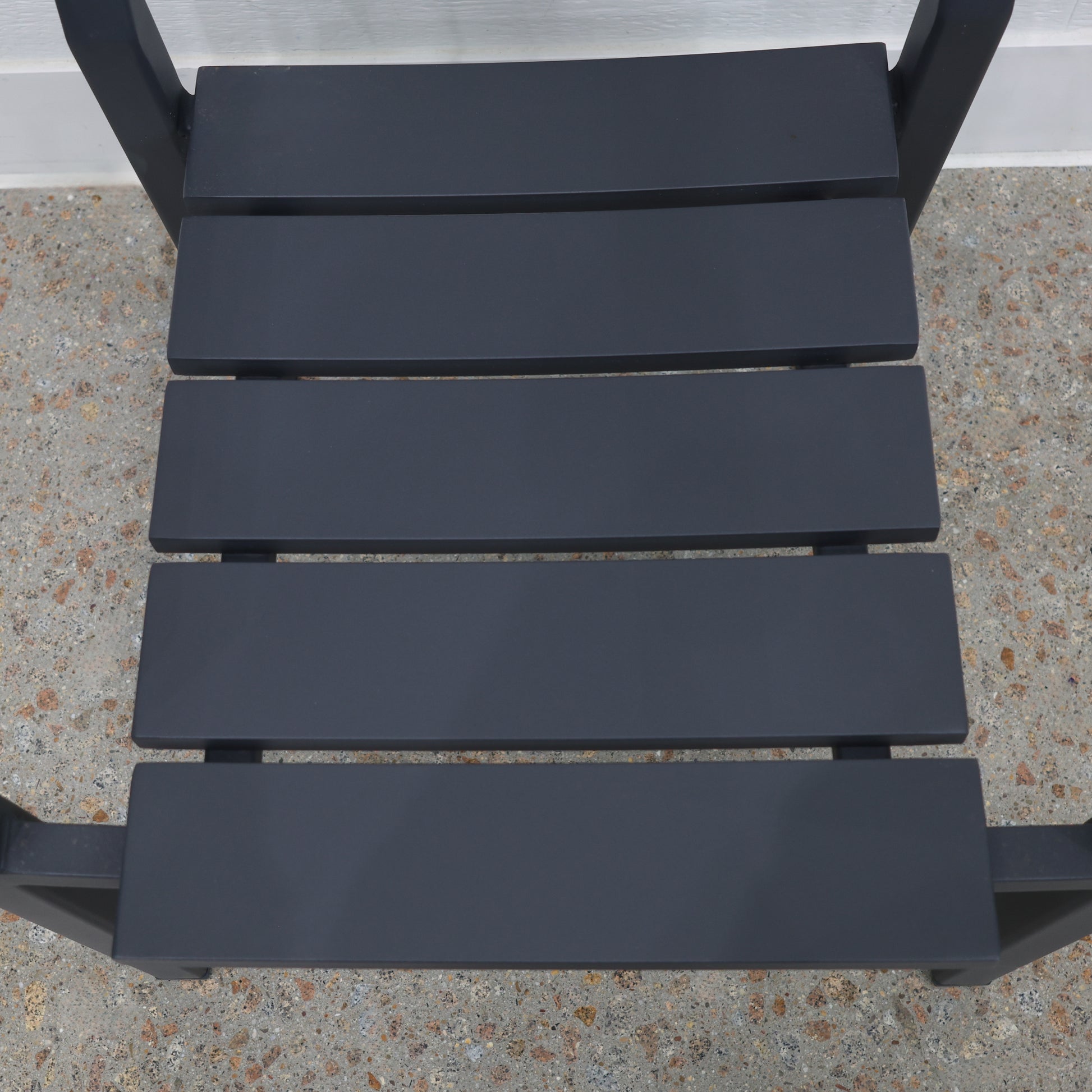 Mildura Dining Chair - Charcoal w/ Denim Grey Cushion