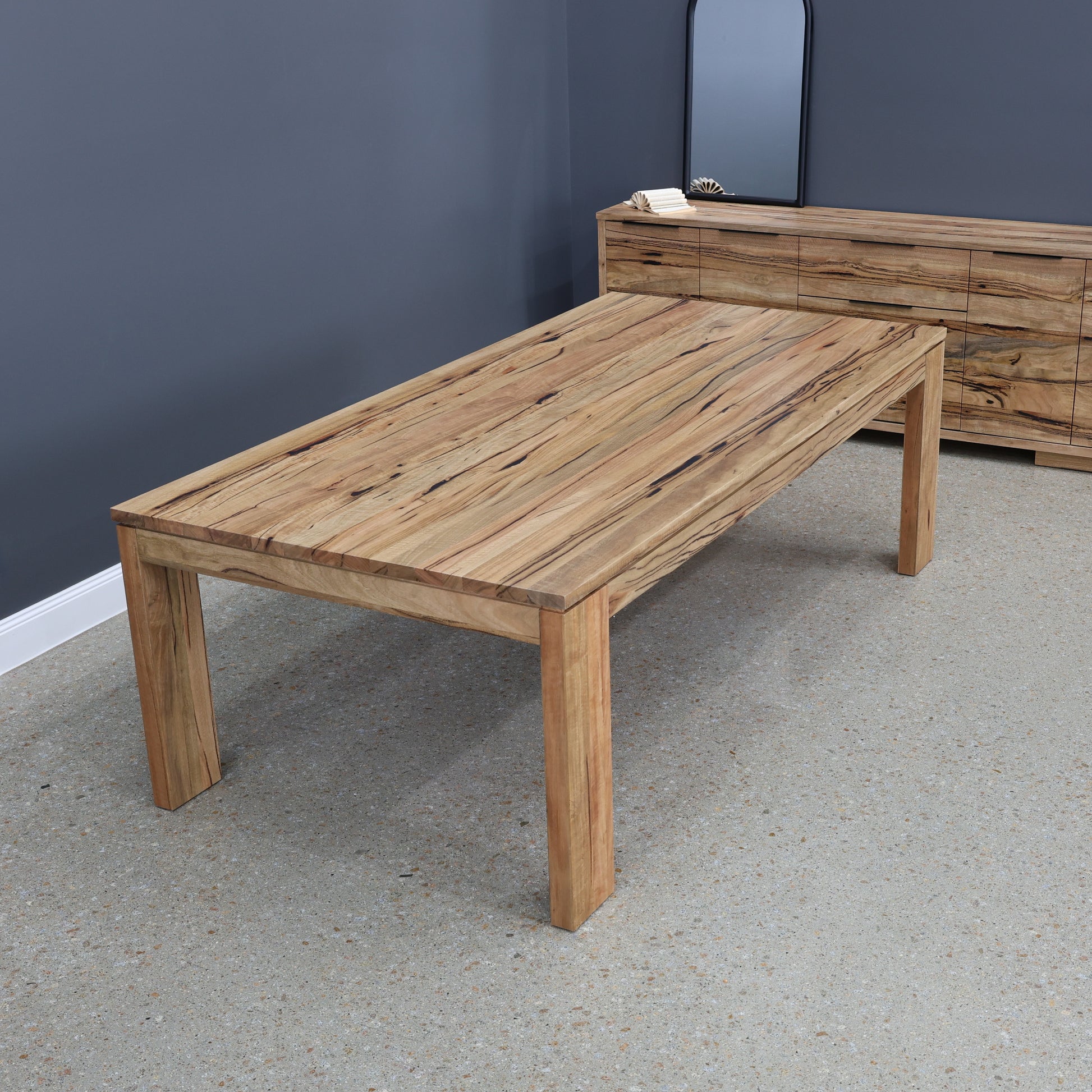 The Marri Wood Black Dining Table