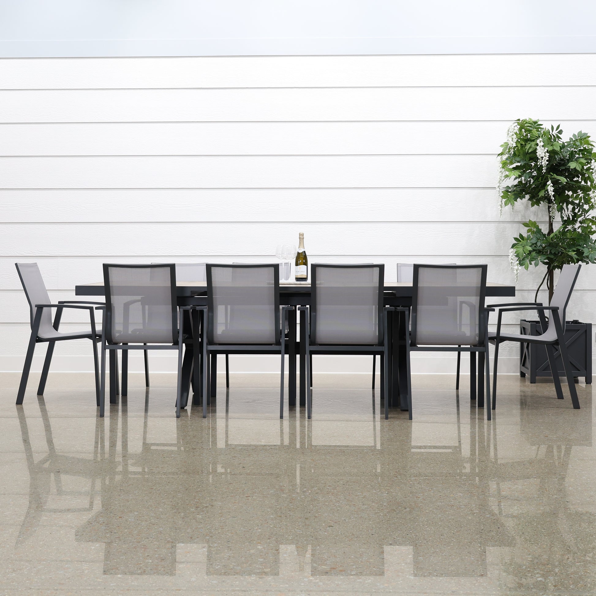 Anglesea Extension Table - Charcoal