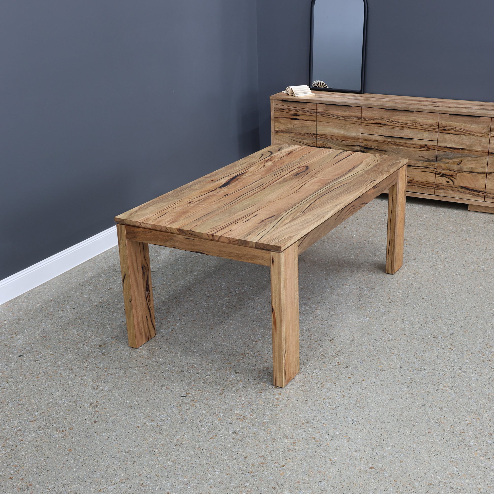 The Marri Wood Black Dining Table