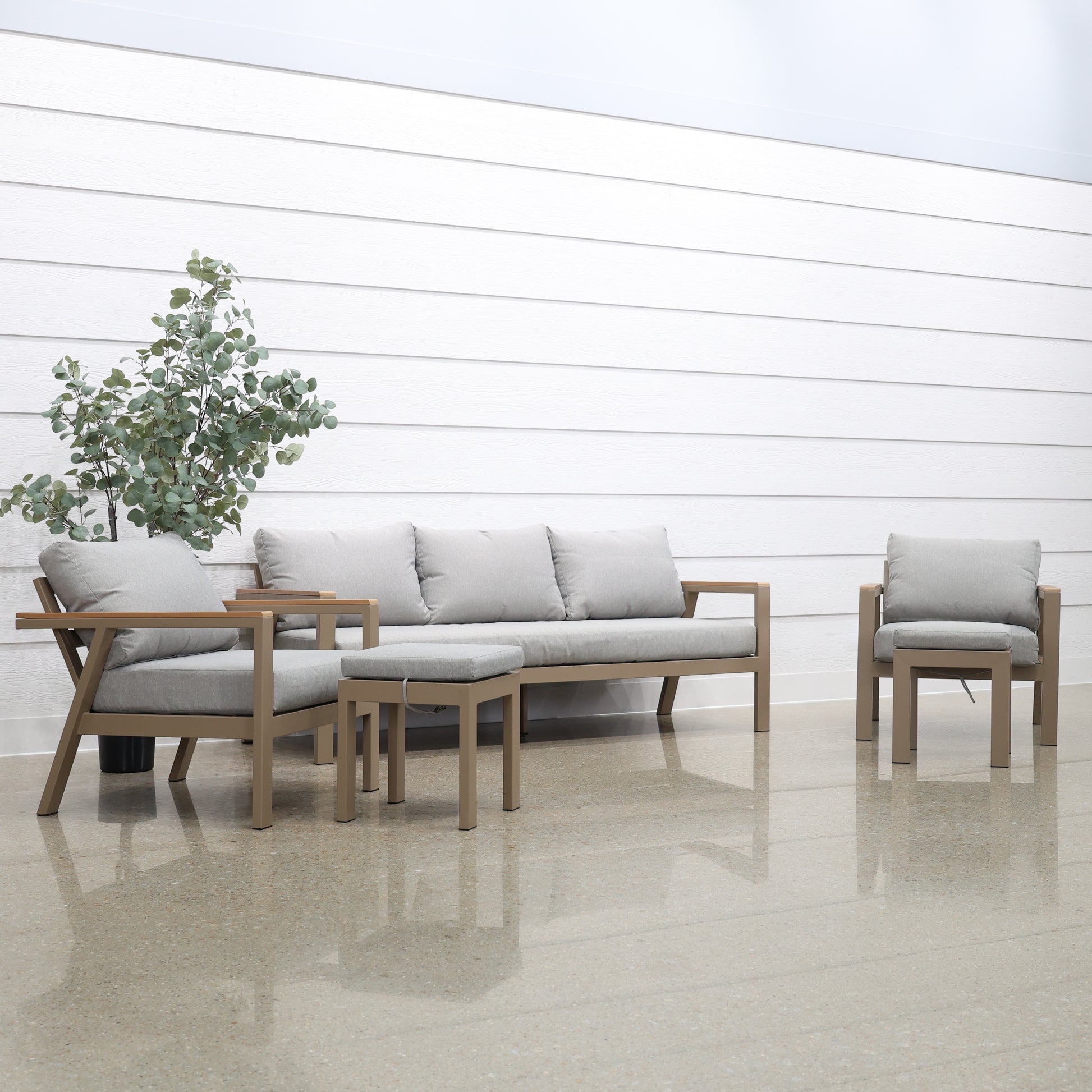 Kewarra 6 Piece Lounge Set - Natural