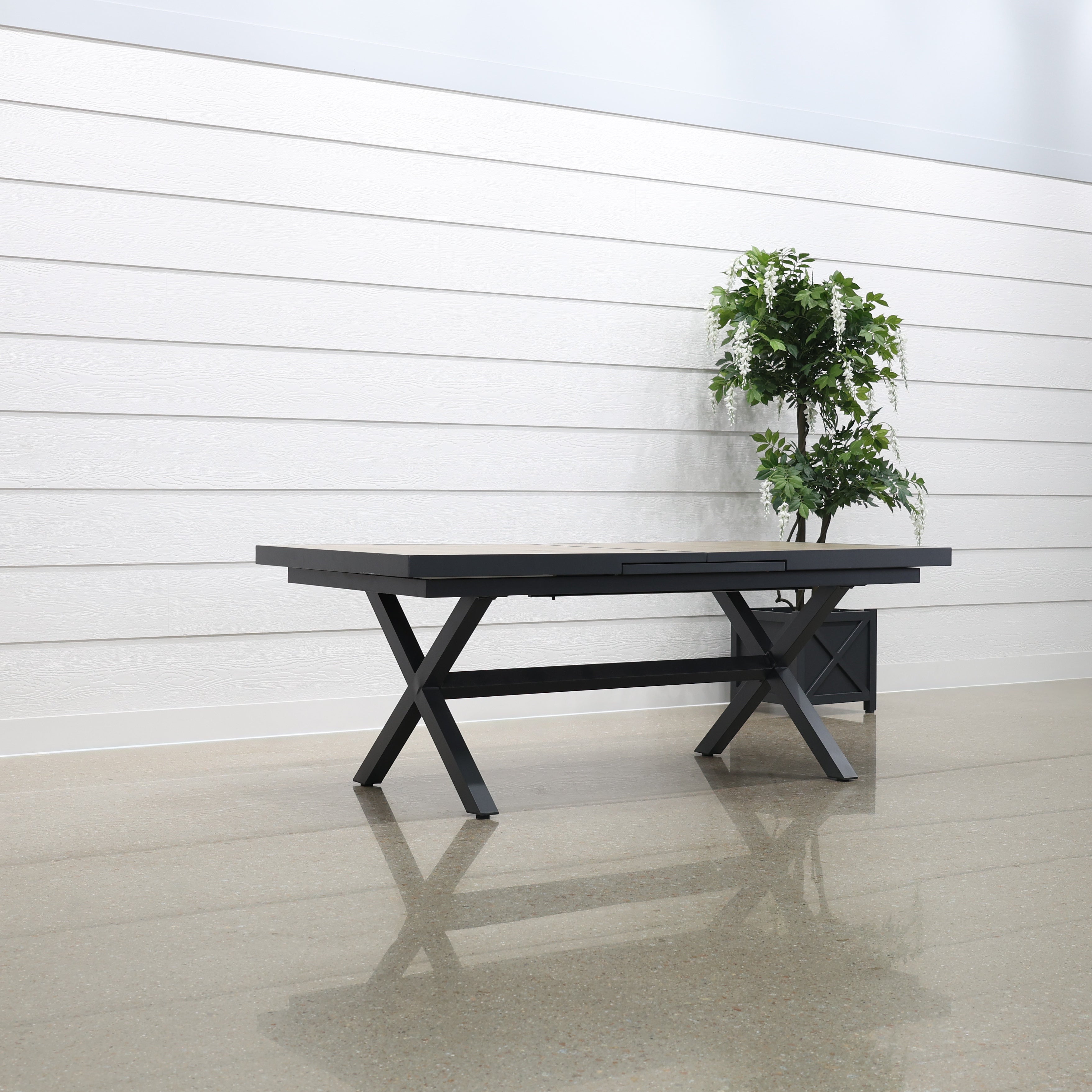 Anglesea Extension Table - Charcoal