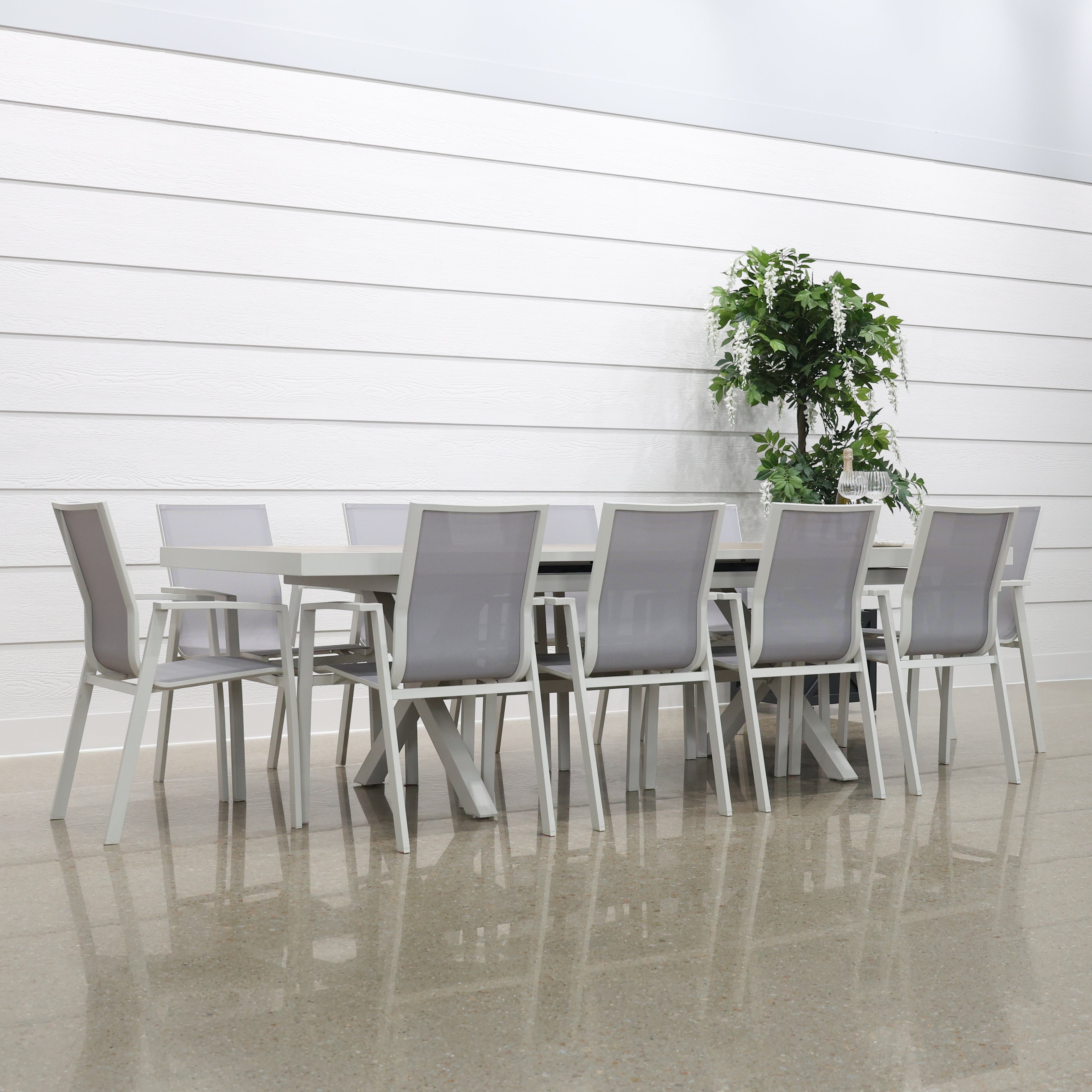 Anglesea Extension Table - White