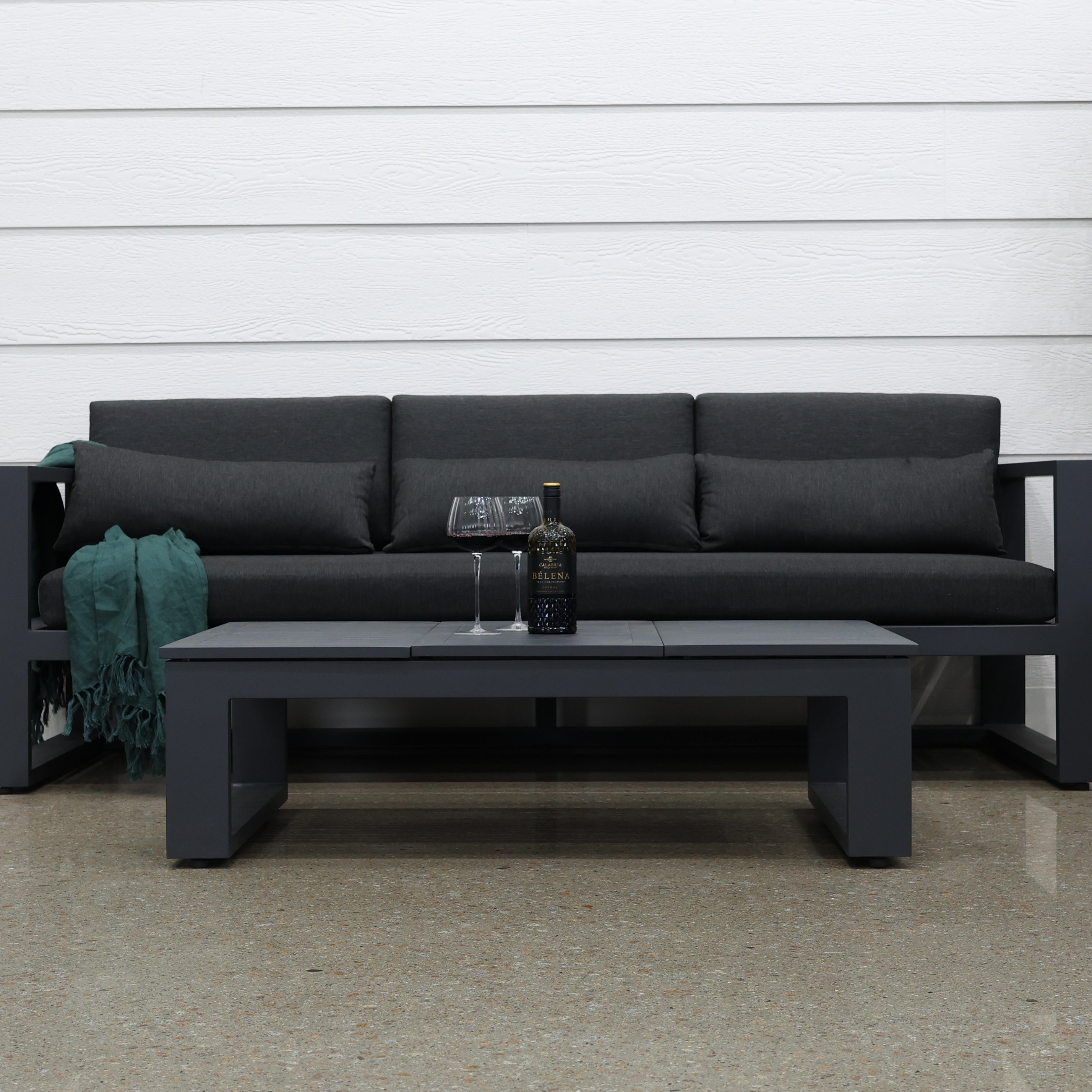 Mildura Outdoor Coffee Table - Charcoal