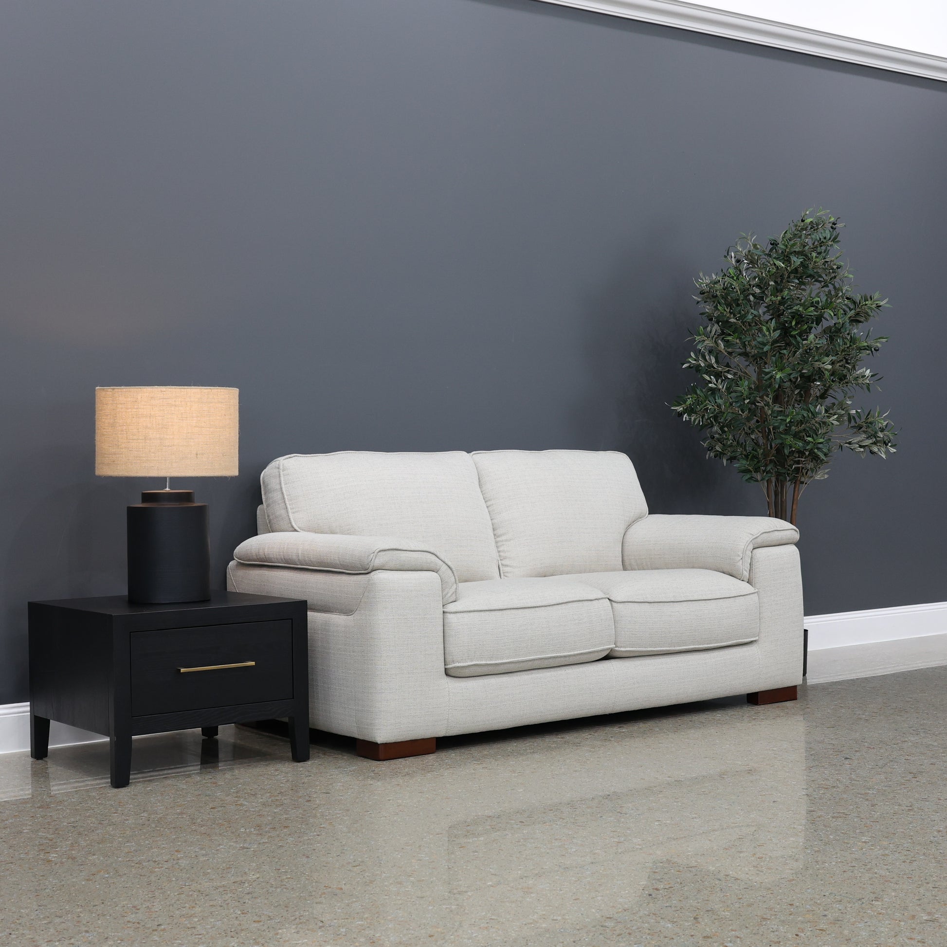 Rostrevor 2 Seater Loveseat - Natural