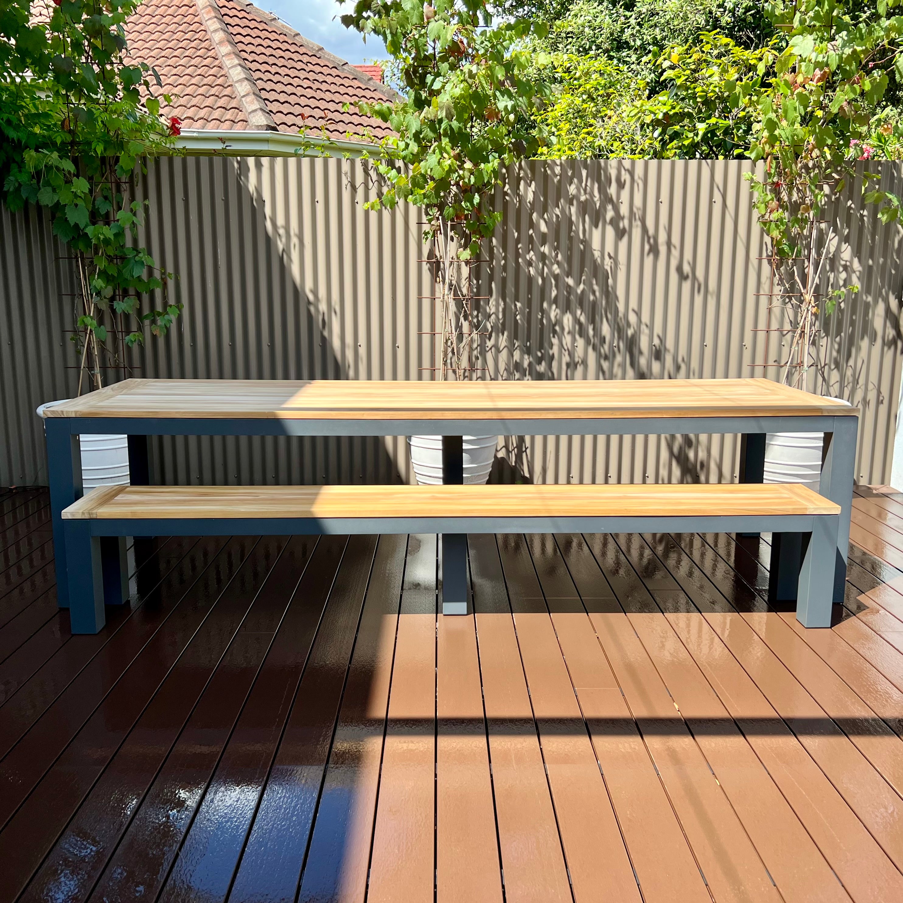 Sense Bench Seat - Matte Royal Grey