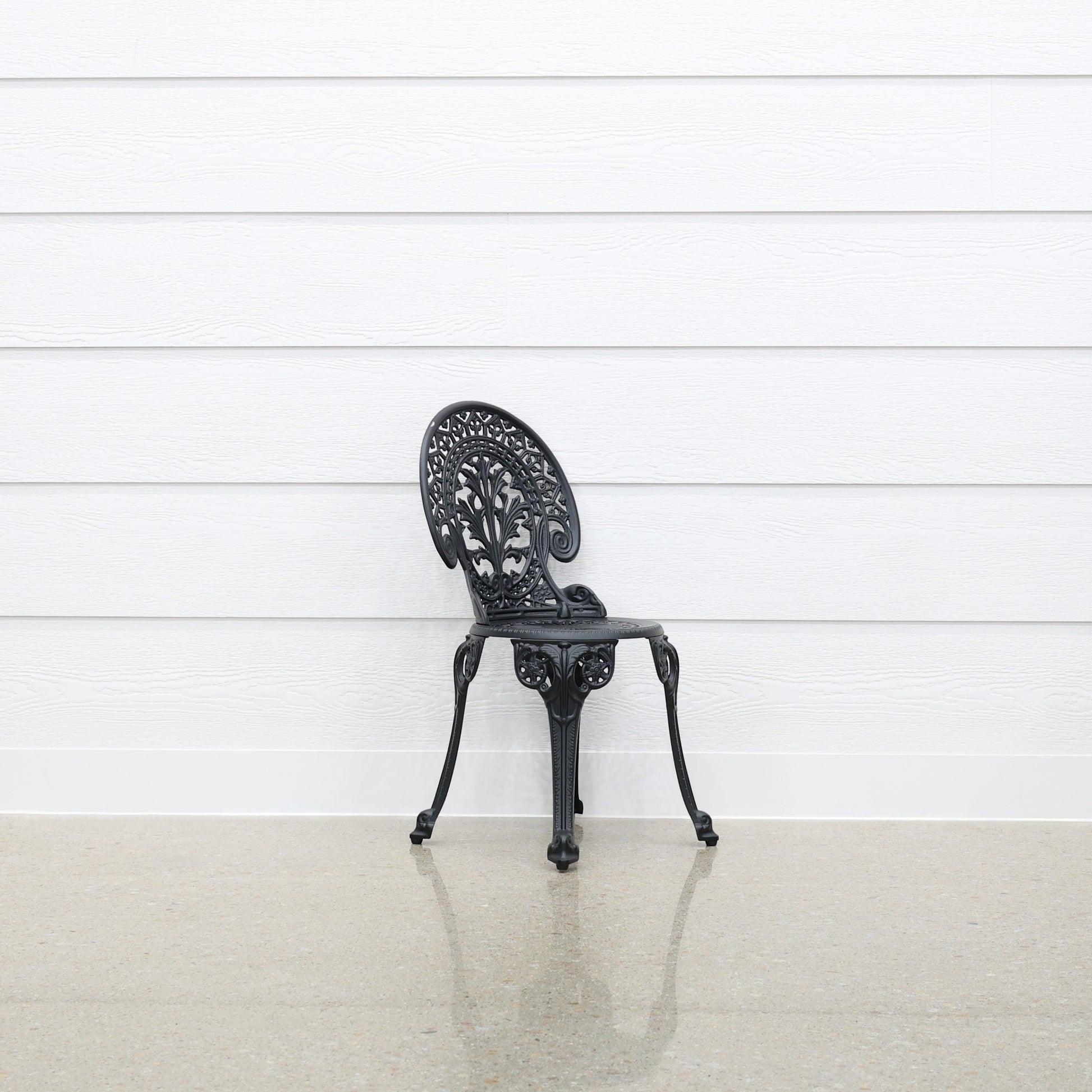 Crown Bistro Chair & Table Set - Black
