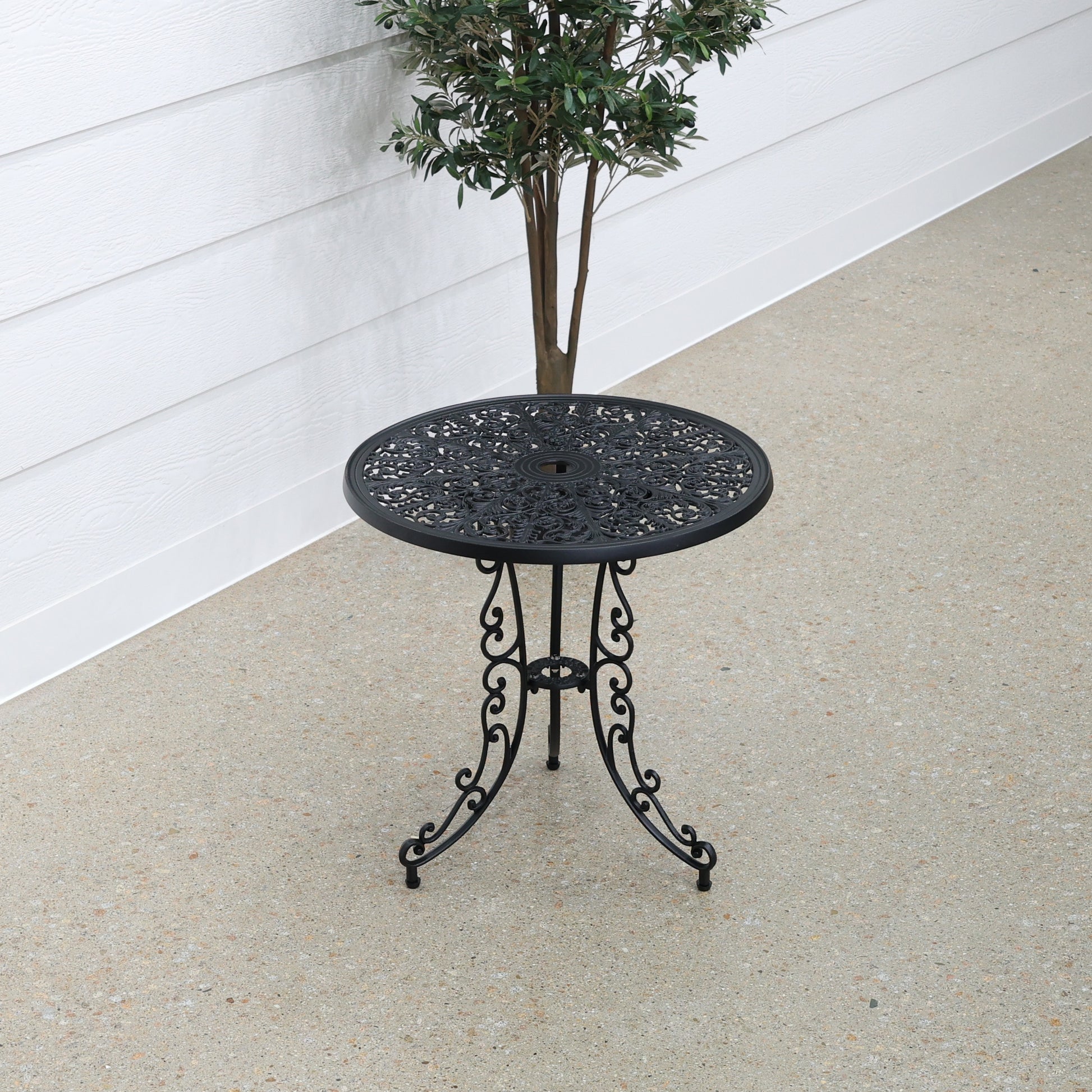 Crown Bistro Chair & Table Set - Black