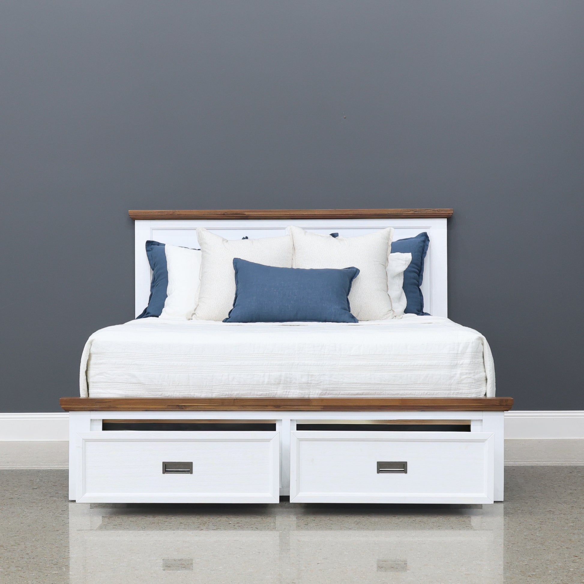 Provedore Two Tone Bed w/ Storage