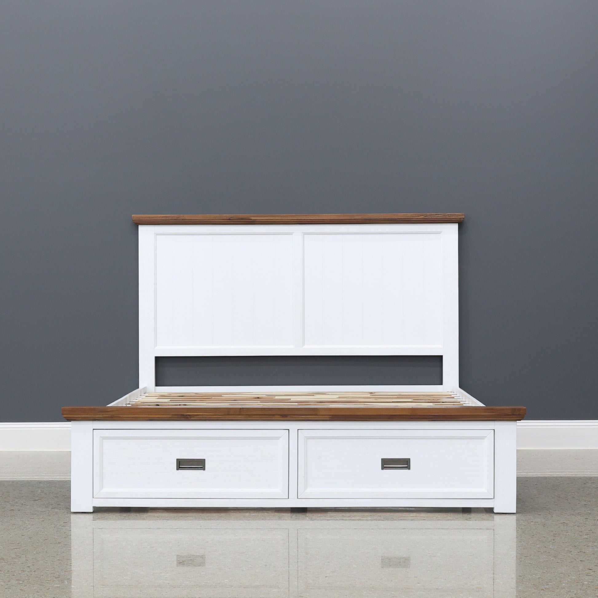 Provedore Two Tone Bed w/ Storage