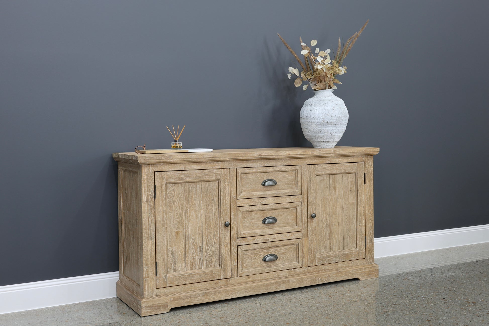 Provedore Natural Buffet w/ 2 Doors & 3 Drawers