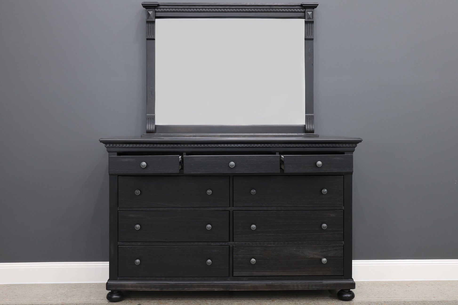 Adelaide Mirror - Black