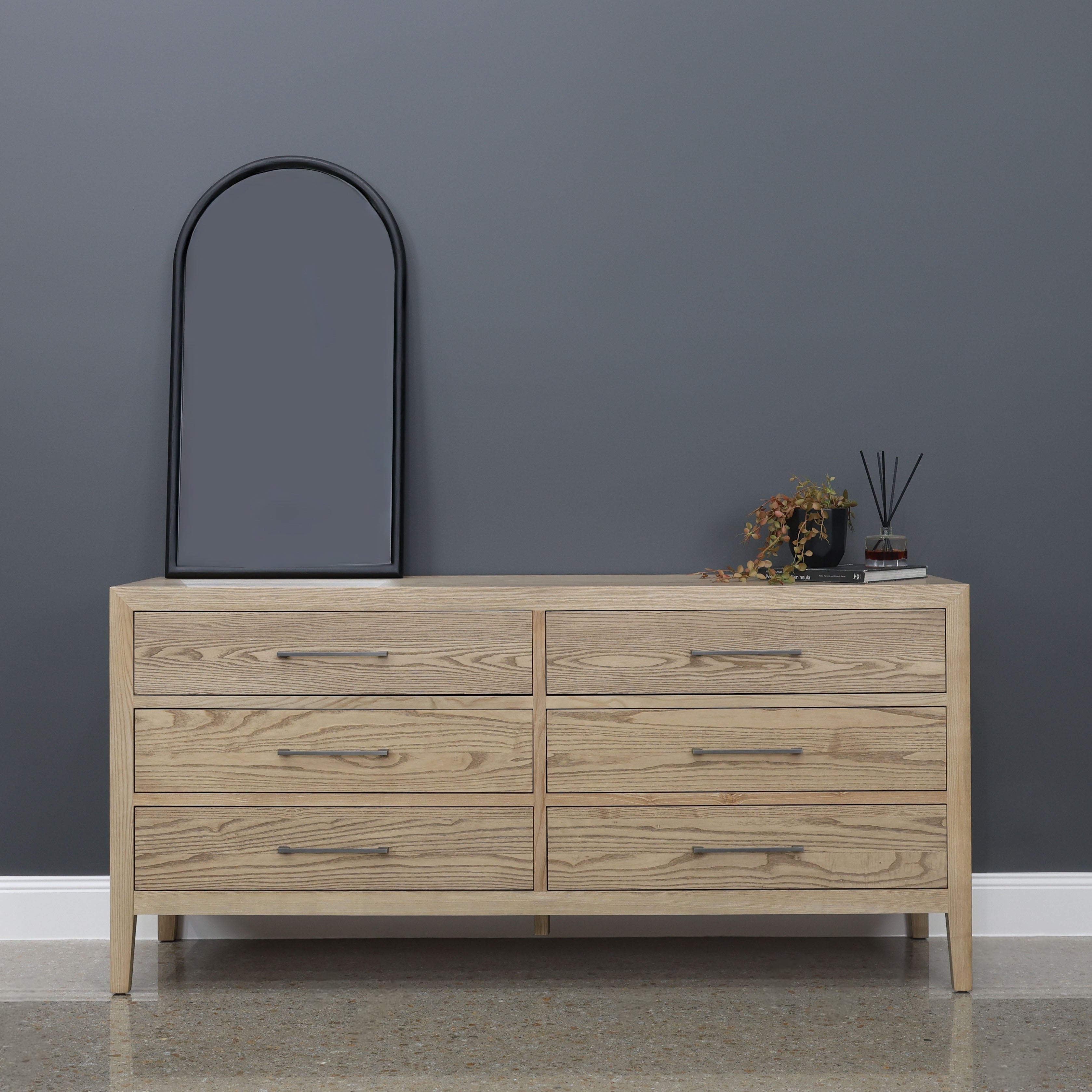 Elizabeth Dresser w/ Jewellery Compartment - Natural