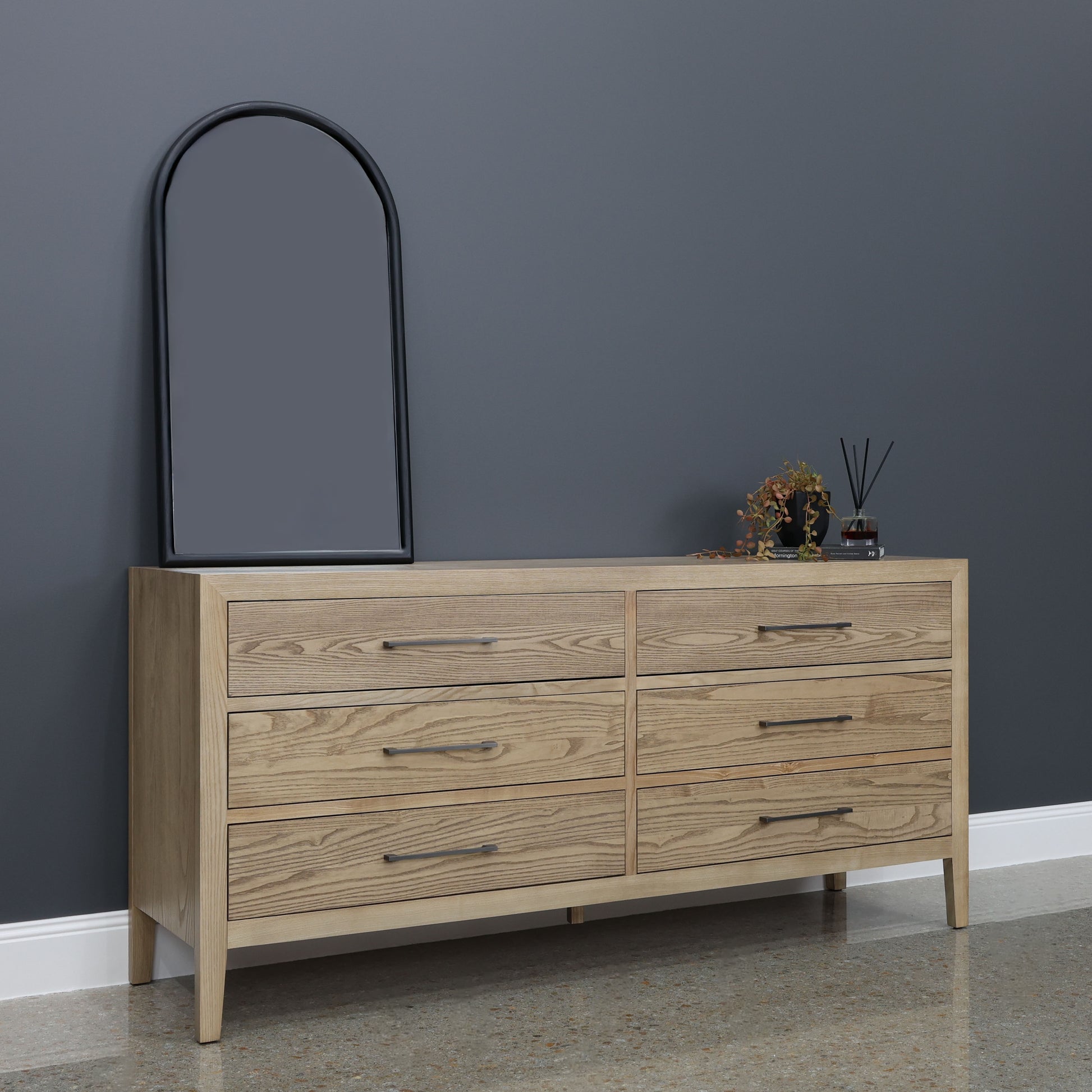 Elizabeth Dresser w/ Jewellery Compartment - Natural