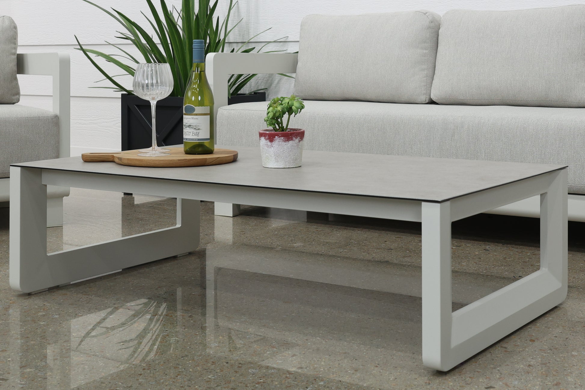 Anglesea 4 Piece Outdoor Lounge Setting - White