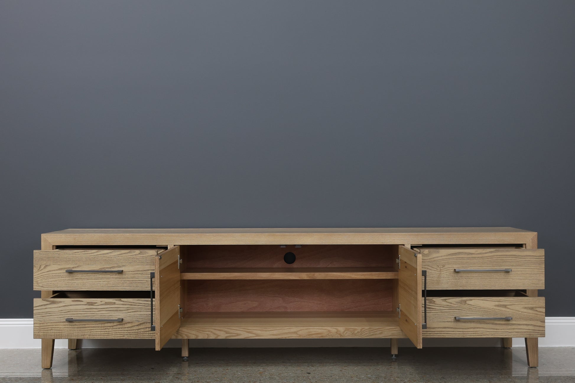 Elizabeth TV Unit 220cm L - Natural