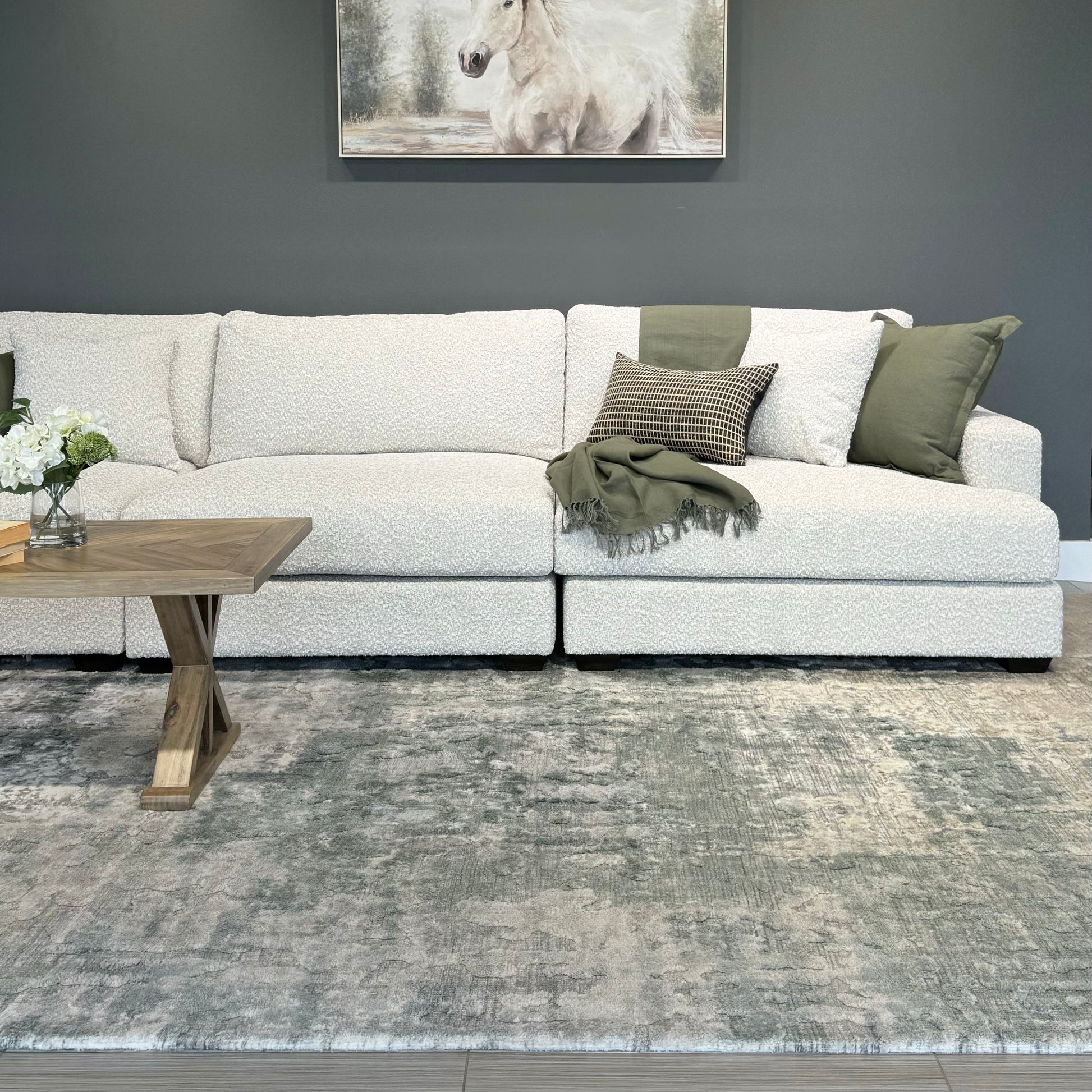 Seymour Rug - Silver Grey