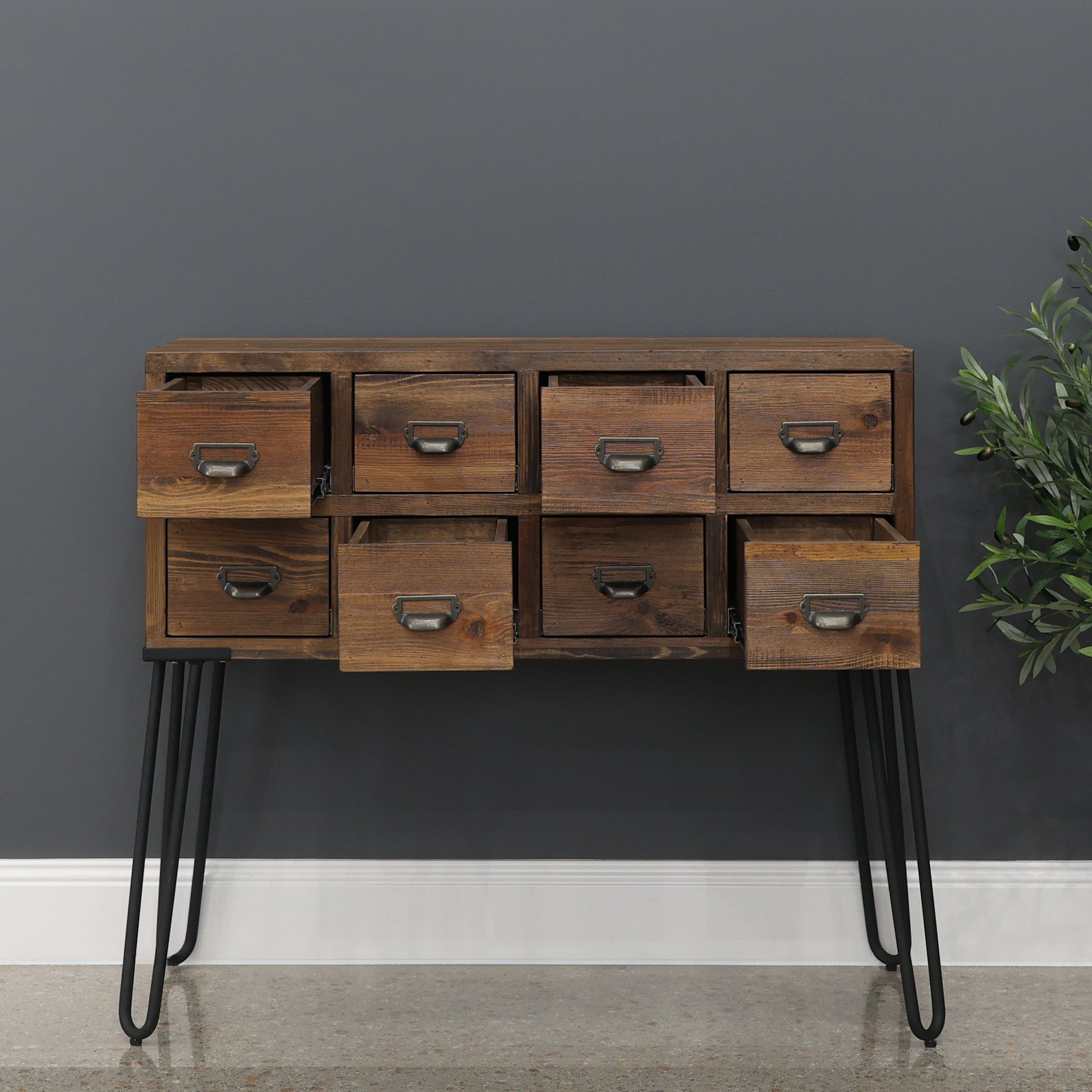 Library 8 Drawer Cabinet