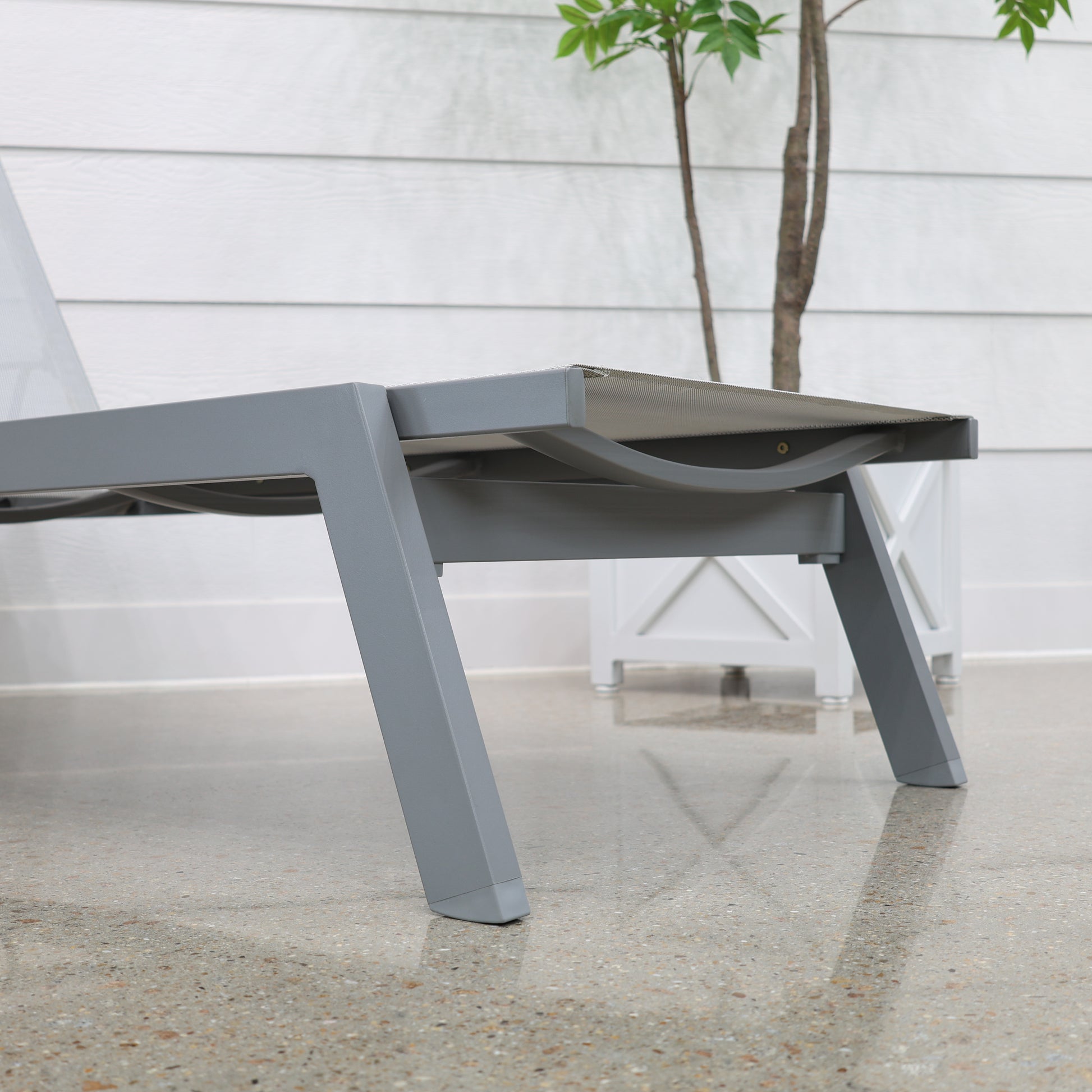 Seaford Sun Lounger - Grey