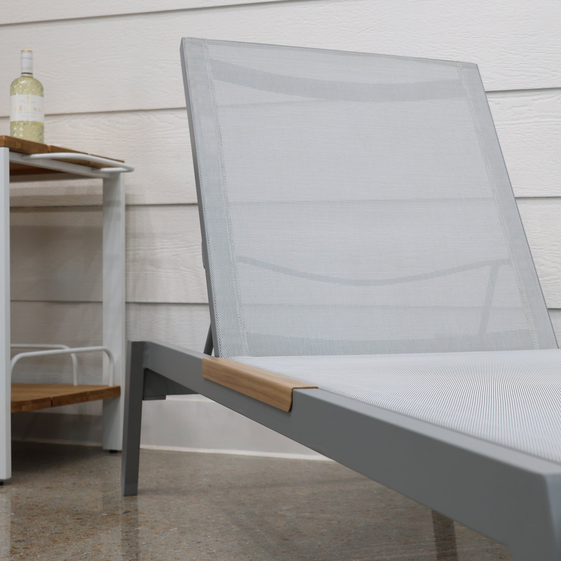 Seaford Sun Lounger - Grey