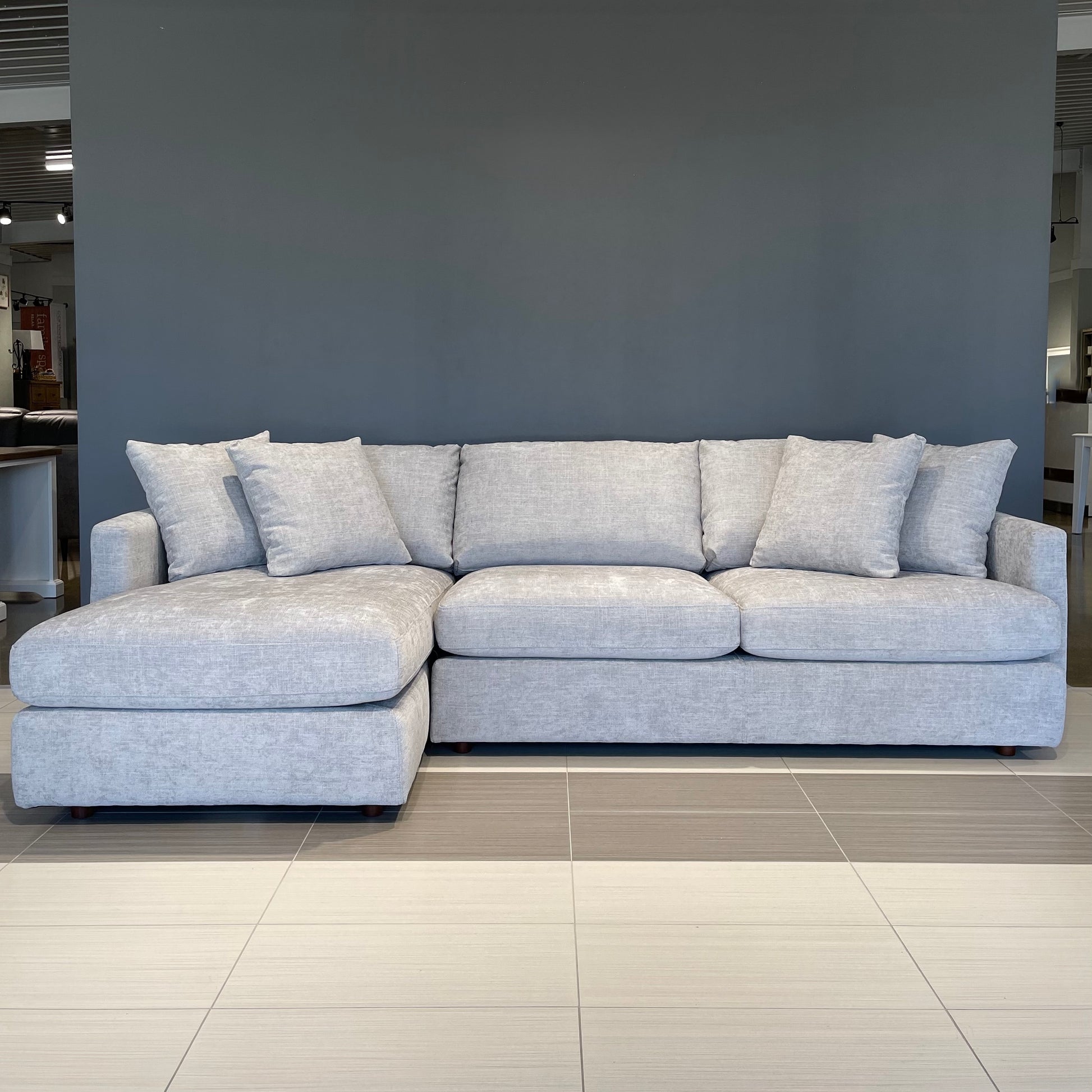 Newhaven Sofa Chaise - Large - Gum Grey