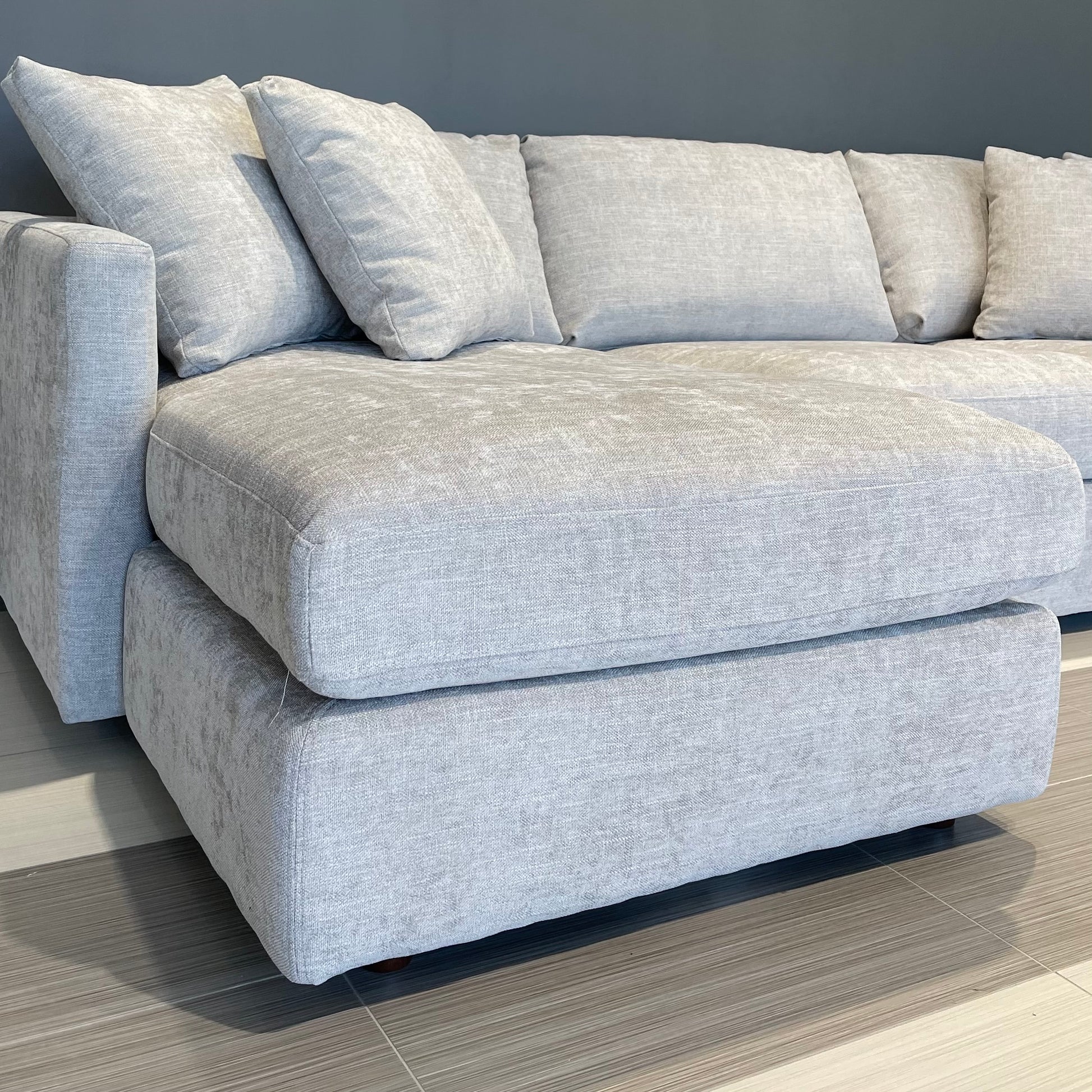 Newhaven Sofa Chaise - Large - Gum Grey