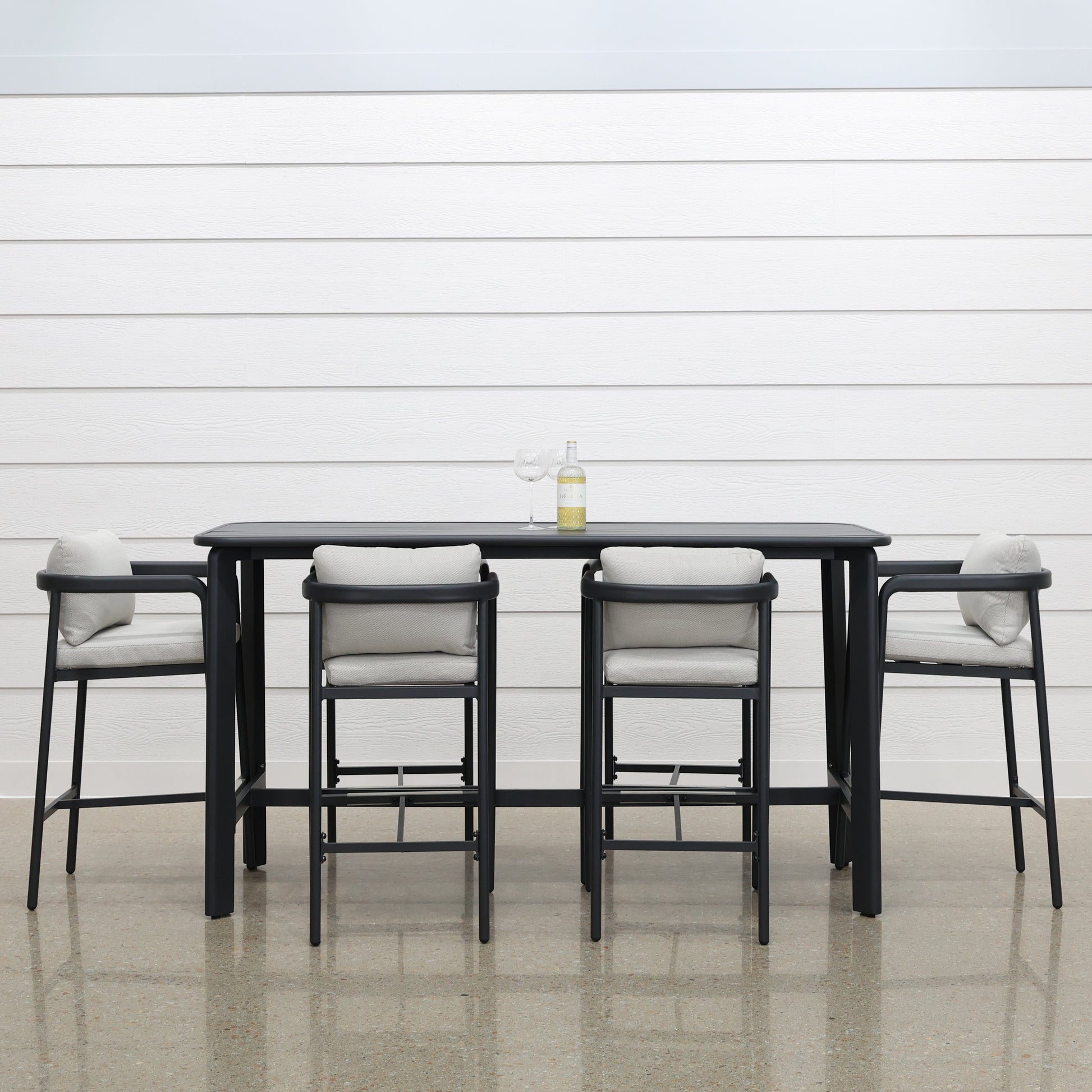 Sunshine Coast Bar Table - Charcoal