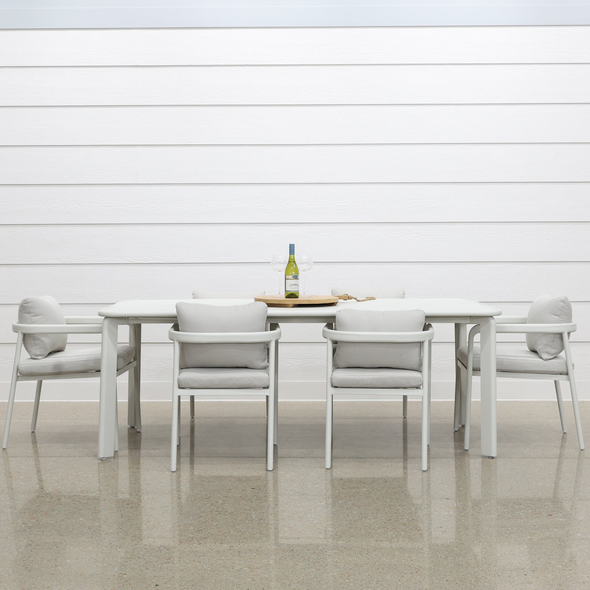 Sunshine Coast Outdoor Dining Table- White