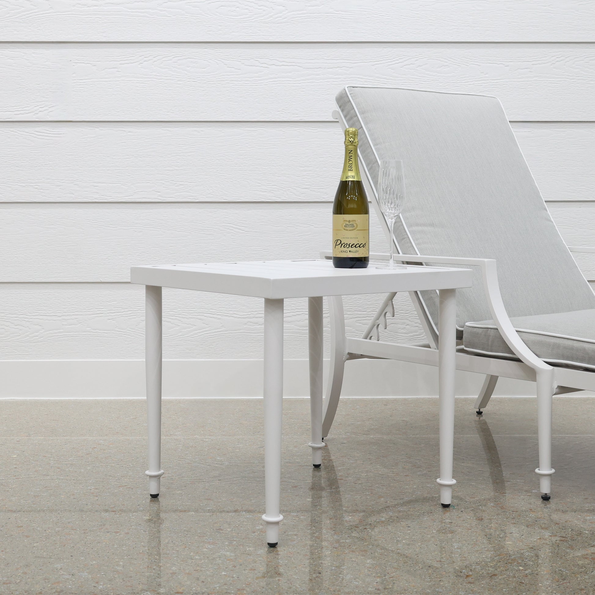 Elmore Side Table - White